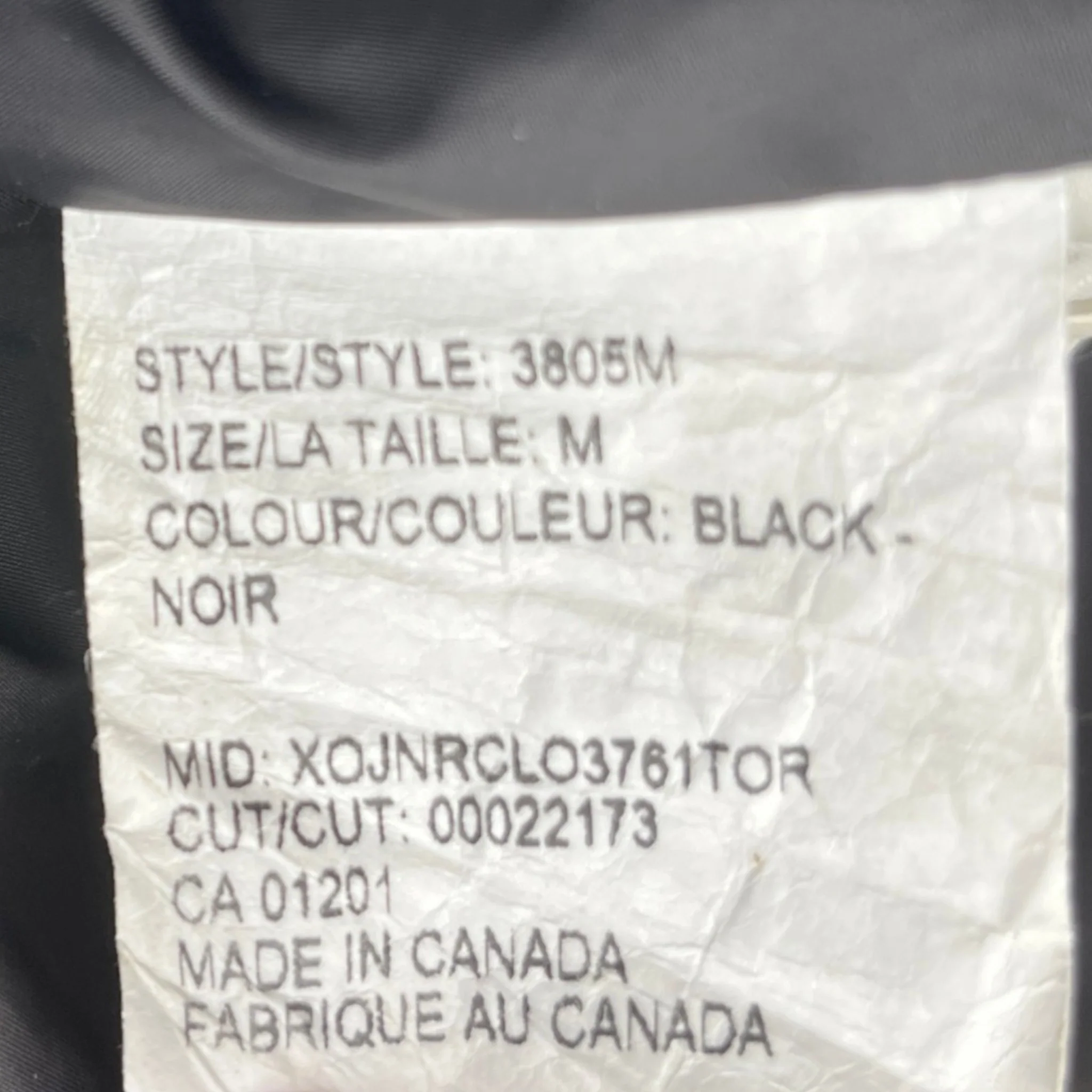 Men's Carson Parka Down Jacket Black Size M - Image 6