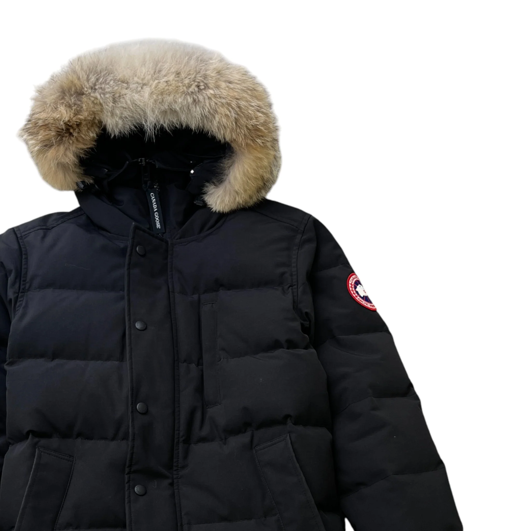 Men's Carson Parka Down Jacket Black Size S - Image 3