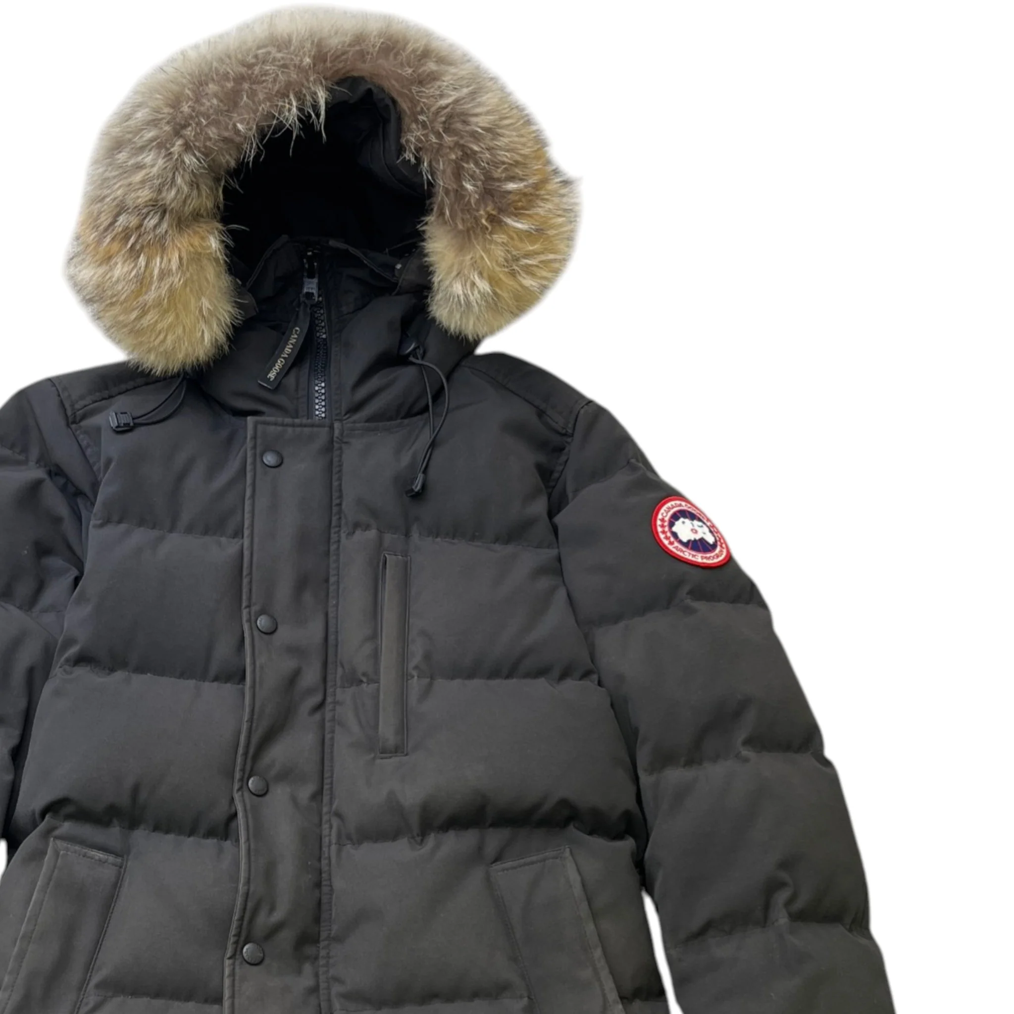 Men's Carson Parka Down Jacket Black Size S - Image 3