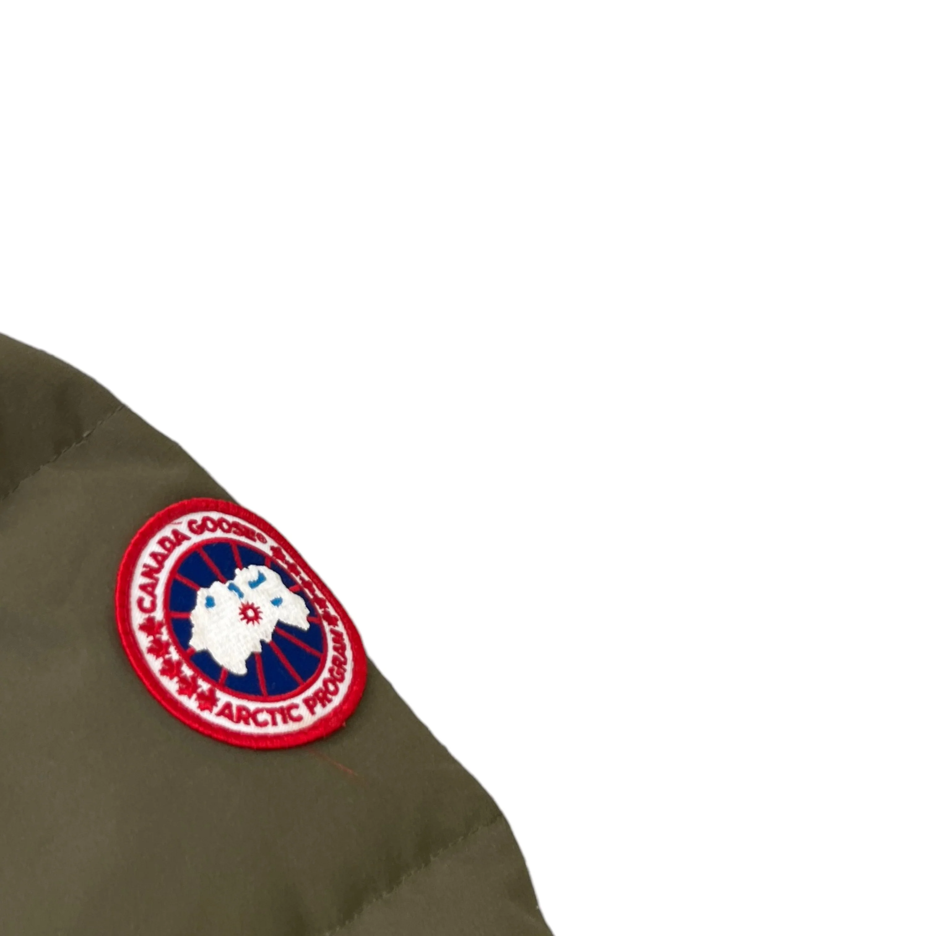 Men's Carson Parka Down Jacket Khaki Size L - Image 5