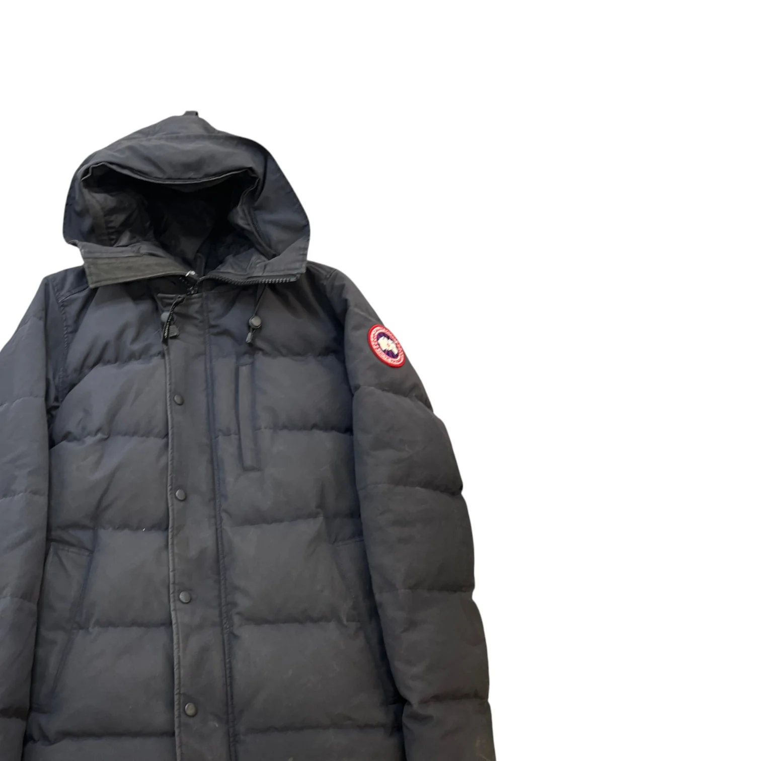 Men's Carson Parka Down Jacket Navy Size L - Image 3