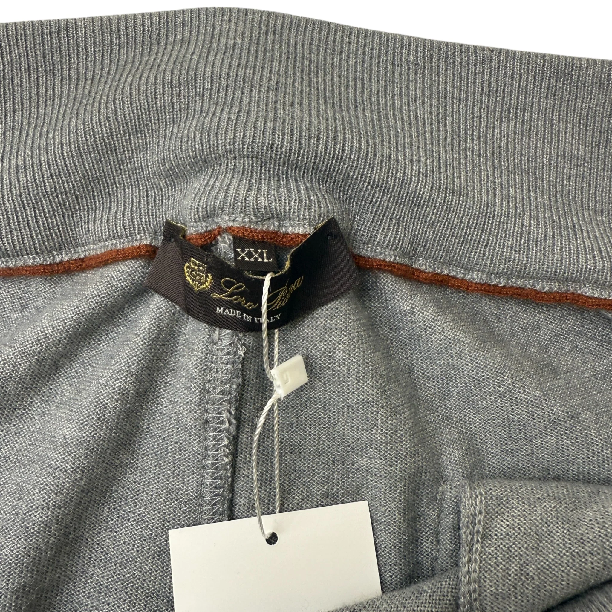 Men's Cashmere Full Tracksuit Grey Size XXL - Image 10