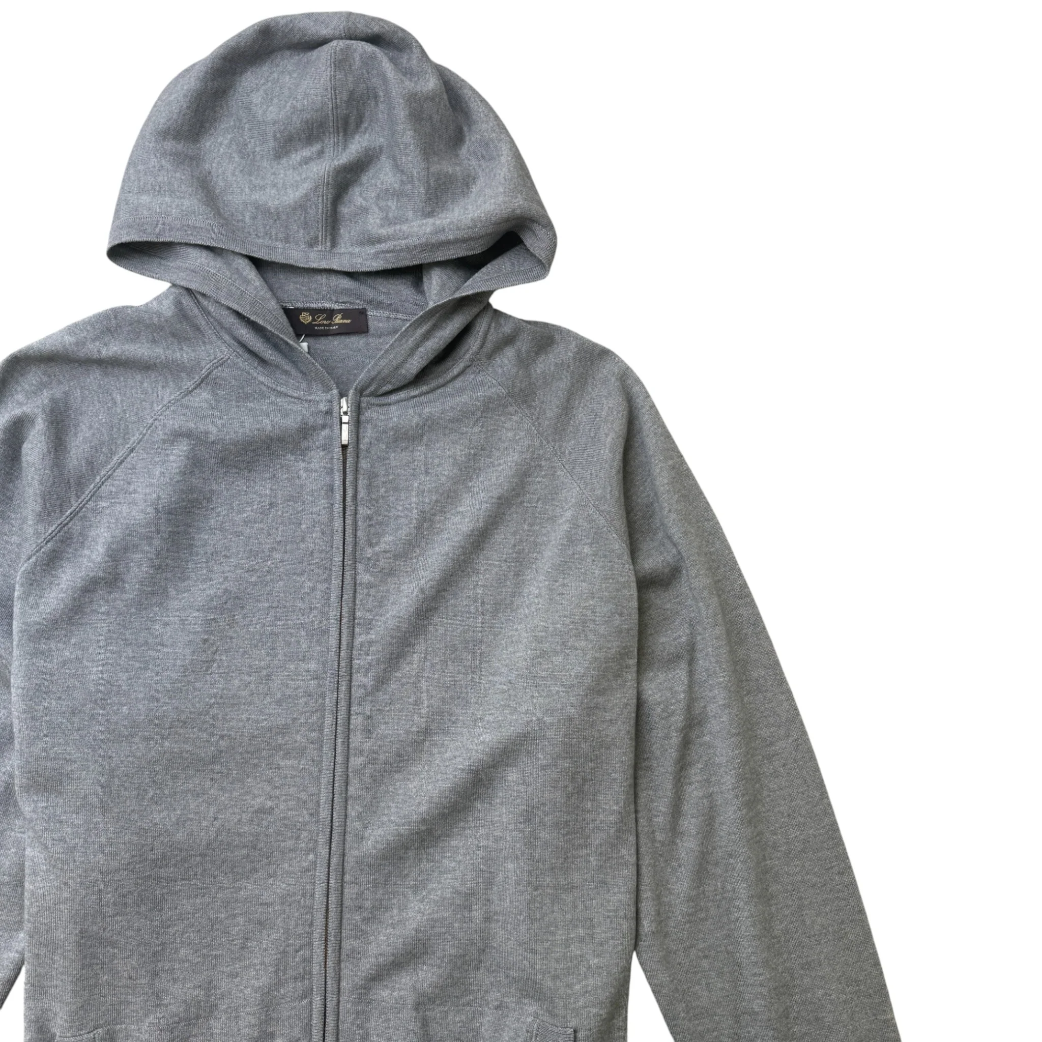 Men's Cashmere Full Tracksuit Grey Size XXL - Image 4