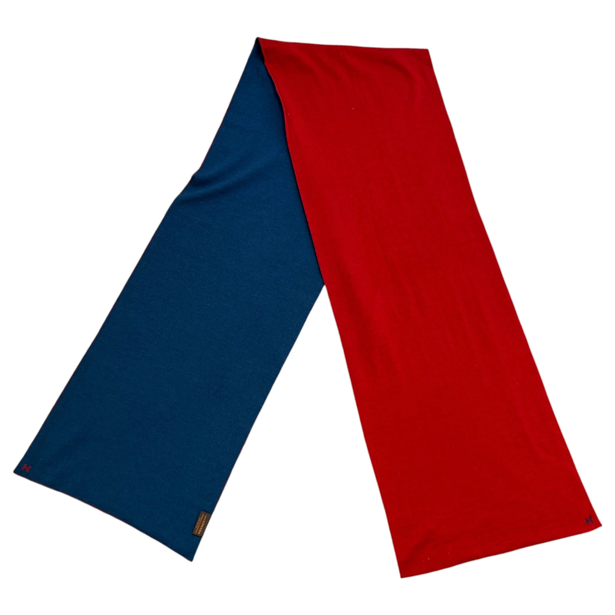 Men's Cashmere H Scarf Red - Image 3