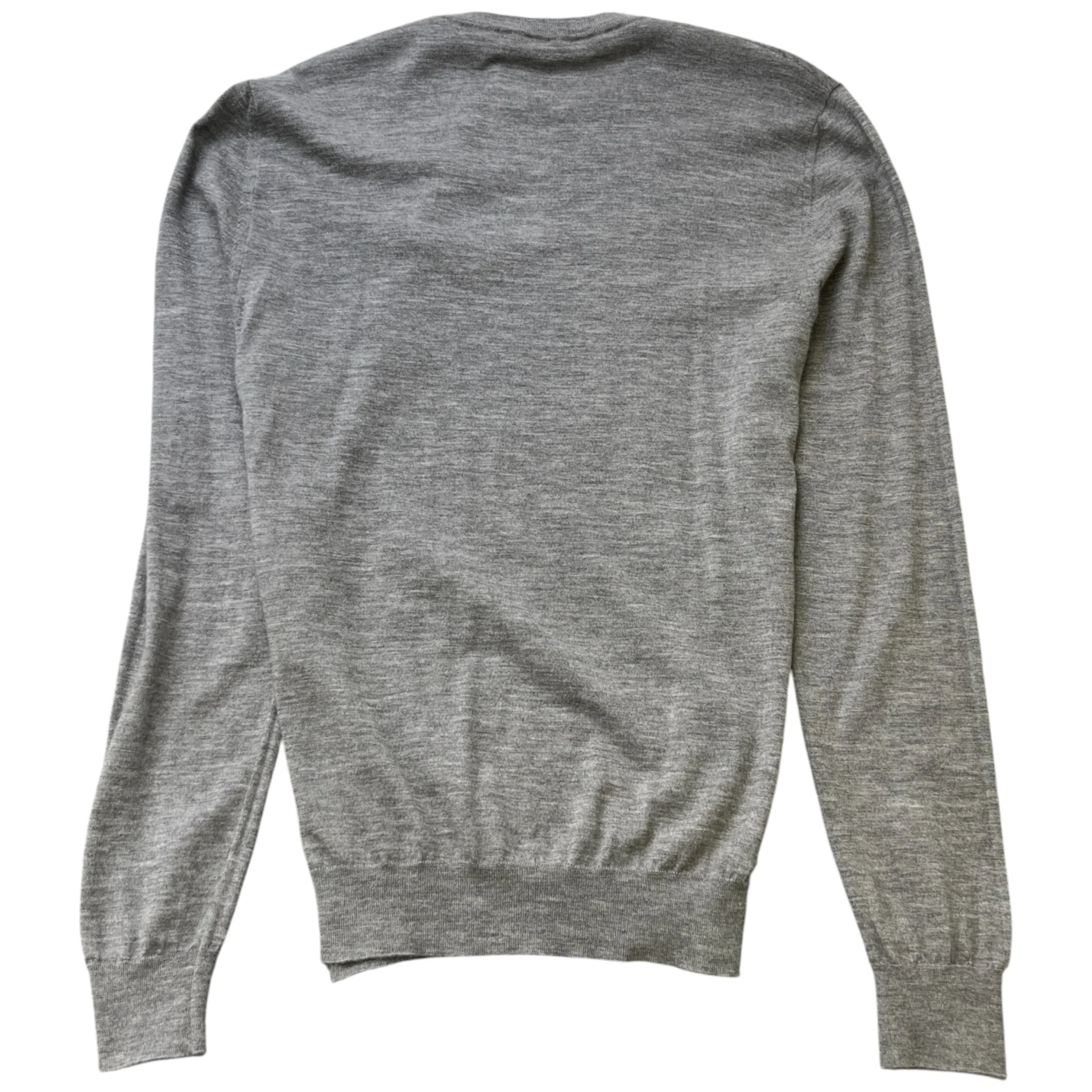 Men's Cashmere University Jumper Grey Size M - Image 2