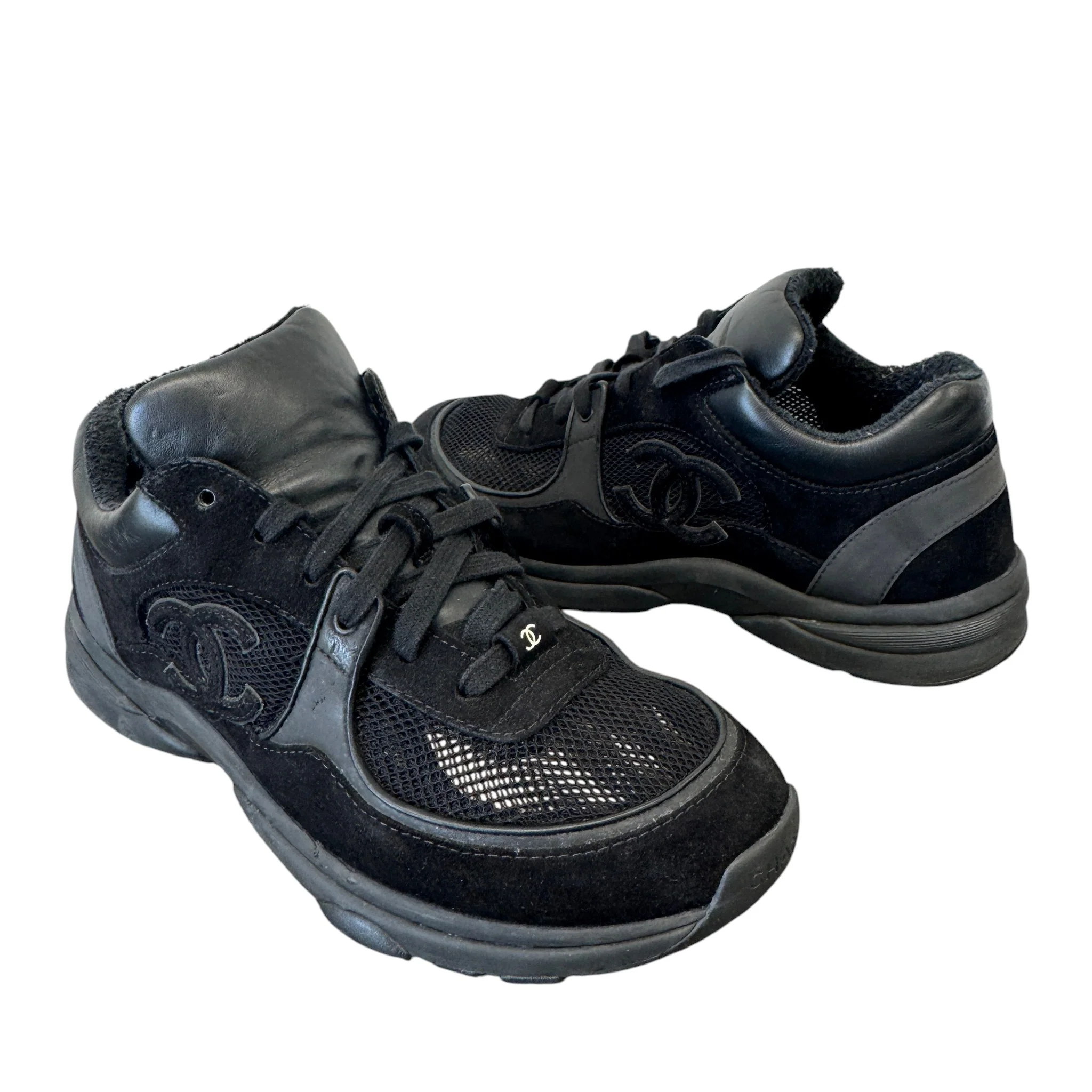 Men's Cc Runner Low Trainers Black Size EU 41 / UK 7 - Image 3