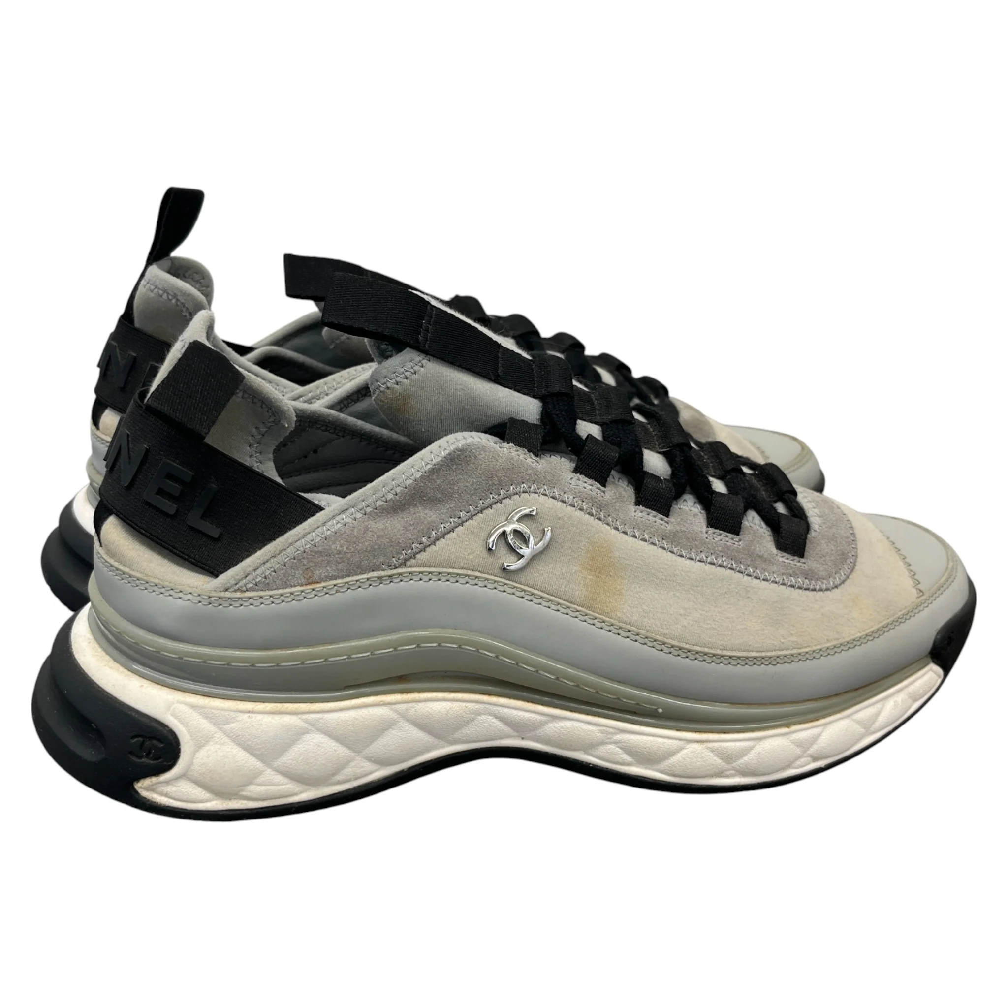 Men's Cc Runners Low Trainers Grey Size EU 42 / UK 8 - Image 8