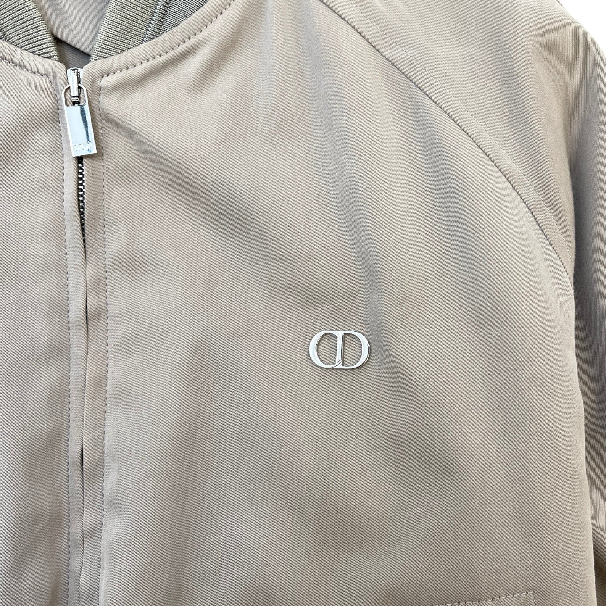 Men's Cd Bomber Jacket Brown Size S - Image 6