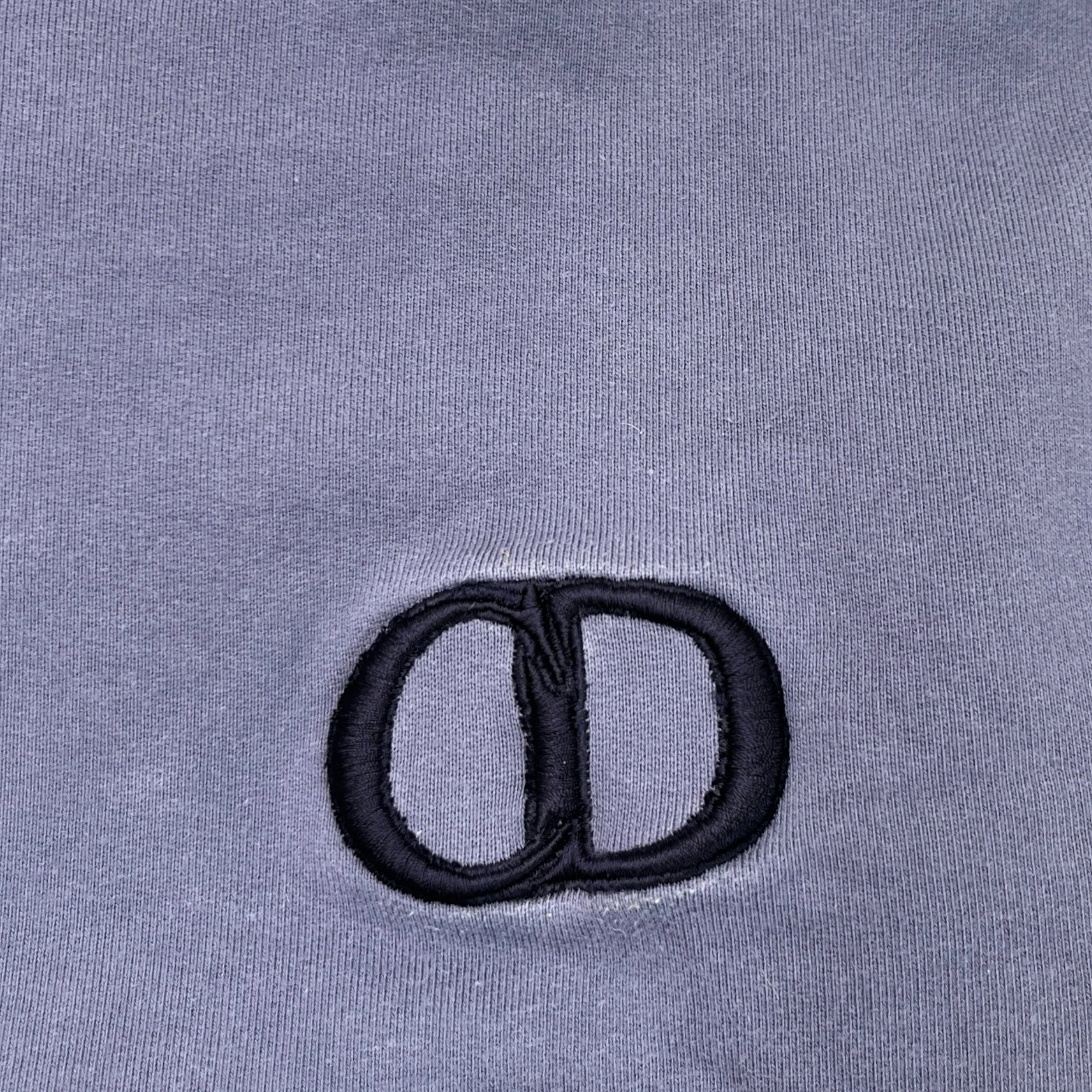 Men's Cd Embroidered Icon Sweatshirt Purple Size XS - Image 5