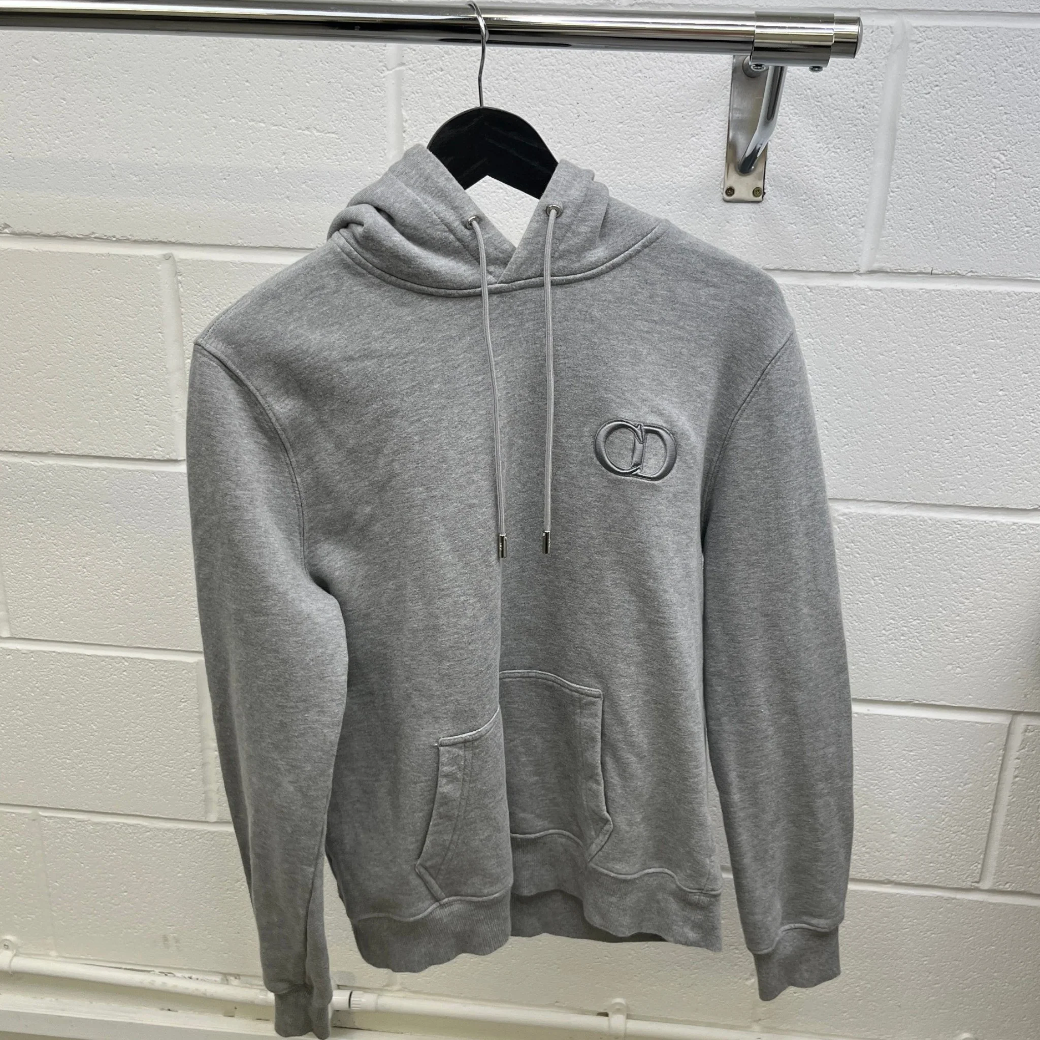 Men's Cd Icon Hoodie Grey Size S - Image 9