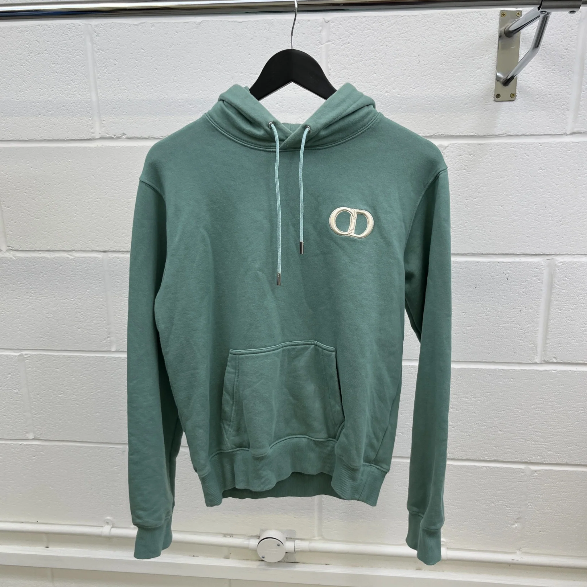 Men's Cd Icon Logo Hoodie Green Size XS - Image 10