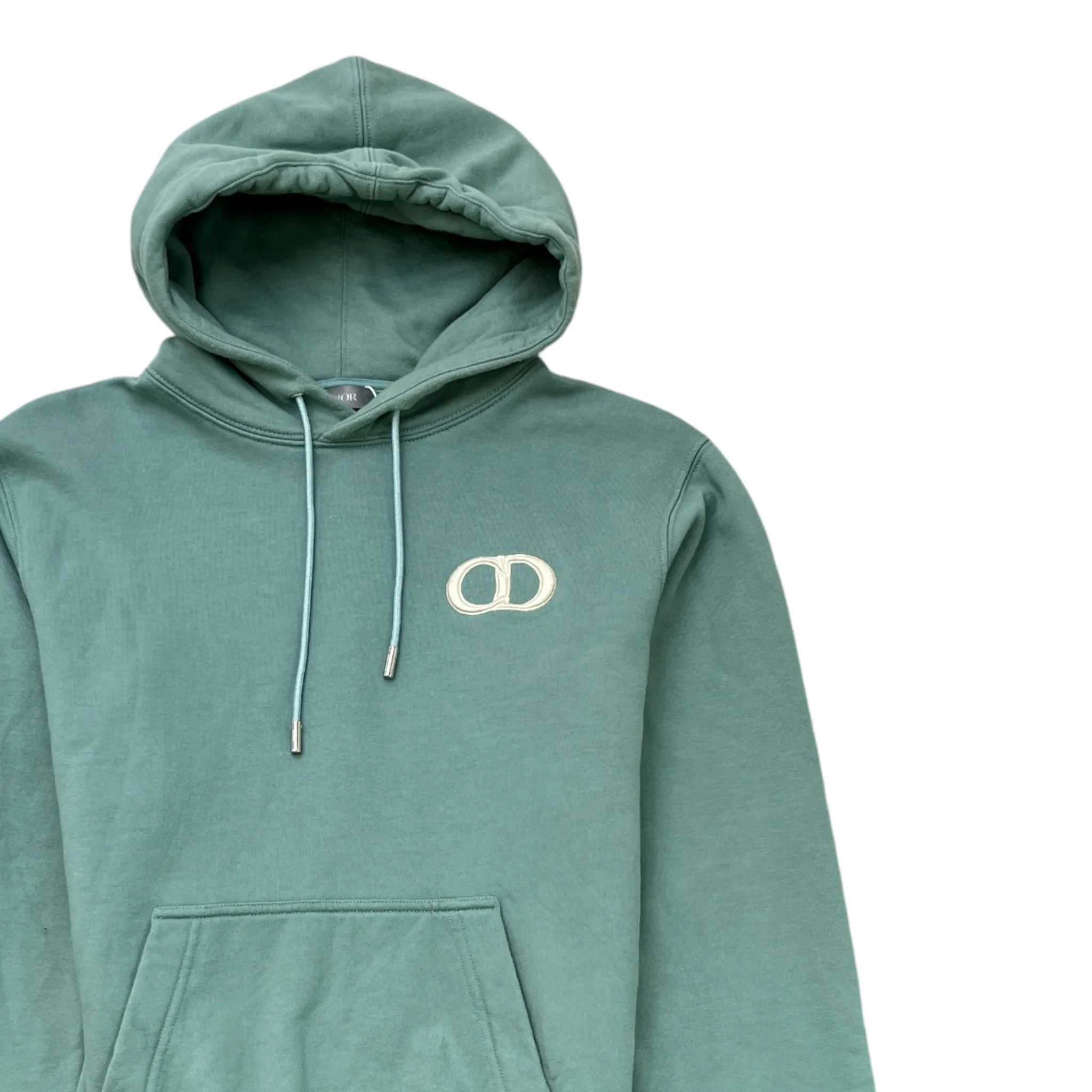 Men's Cd Icon Logo Hoodie Green Size XS - Image 3