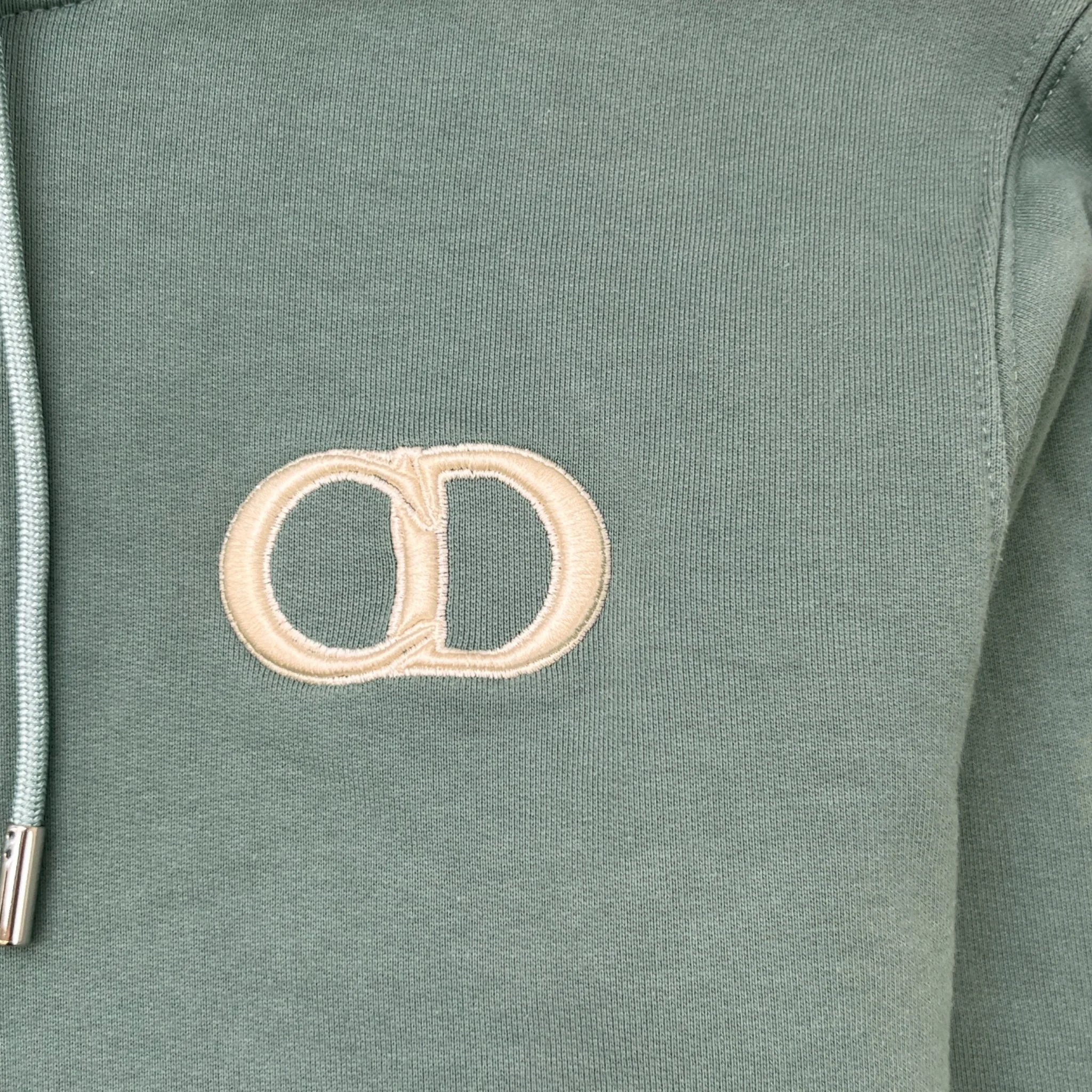 Men's Cd Icon Logo Hoodie Green Size XS - Image 5