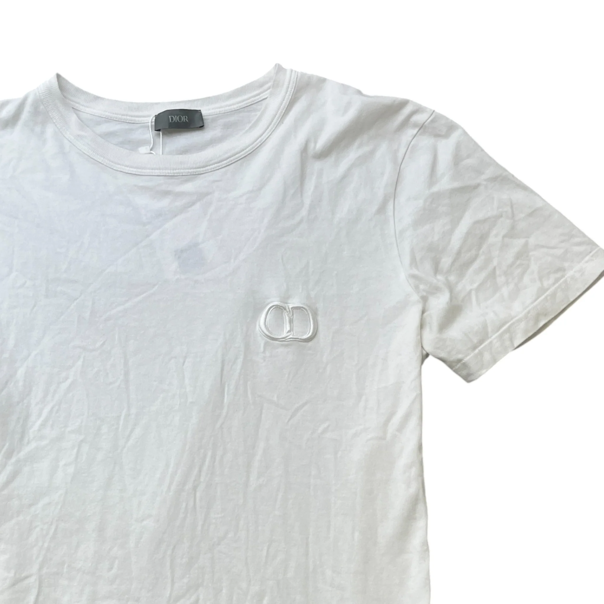 Men's Cd Icon Logo T-Shirt White Size L - Image 3