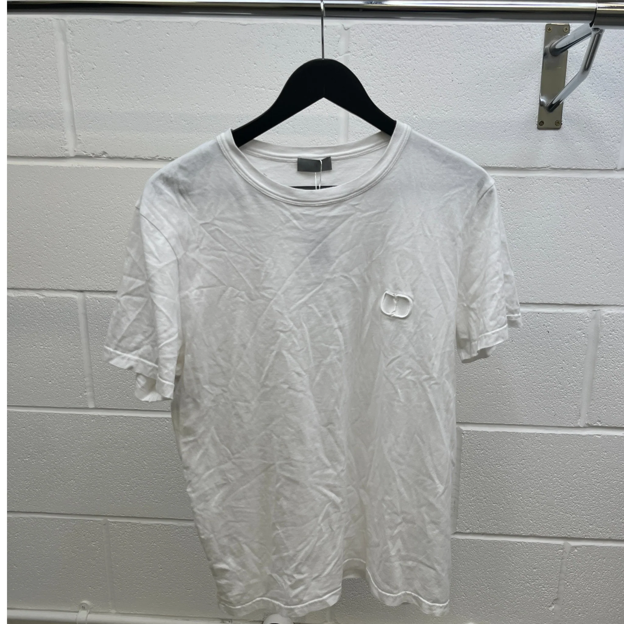 Men's Cd Icon Logo T-Shirt White Size L - Image 9