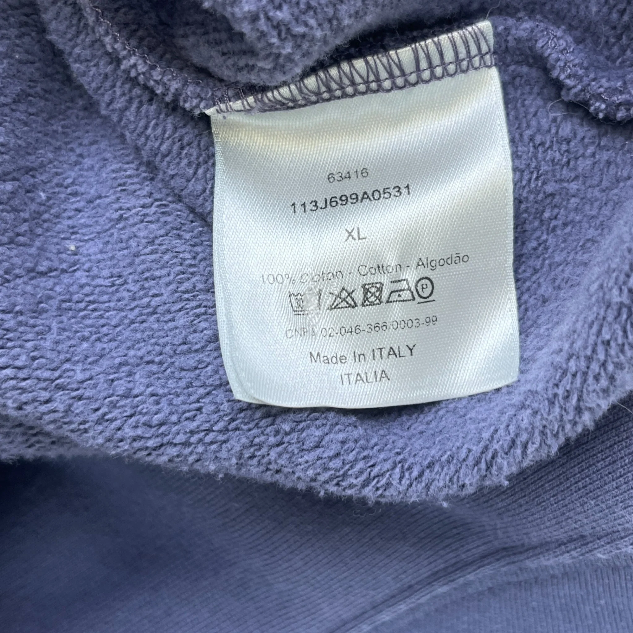 Men's Cd Icon Sweatshirt Purple Size XL - Image 8