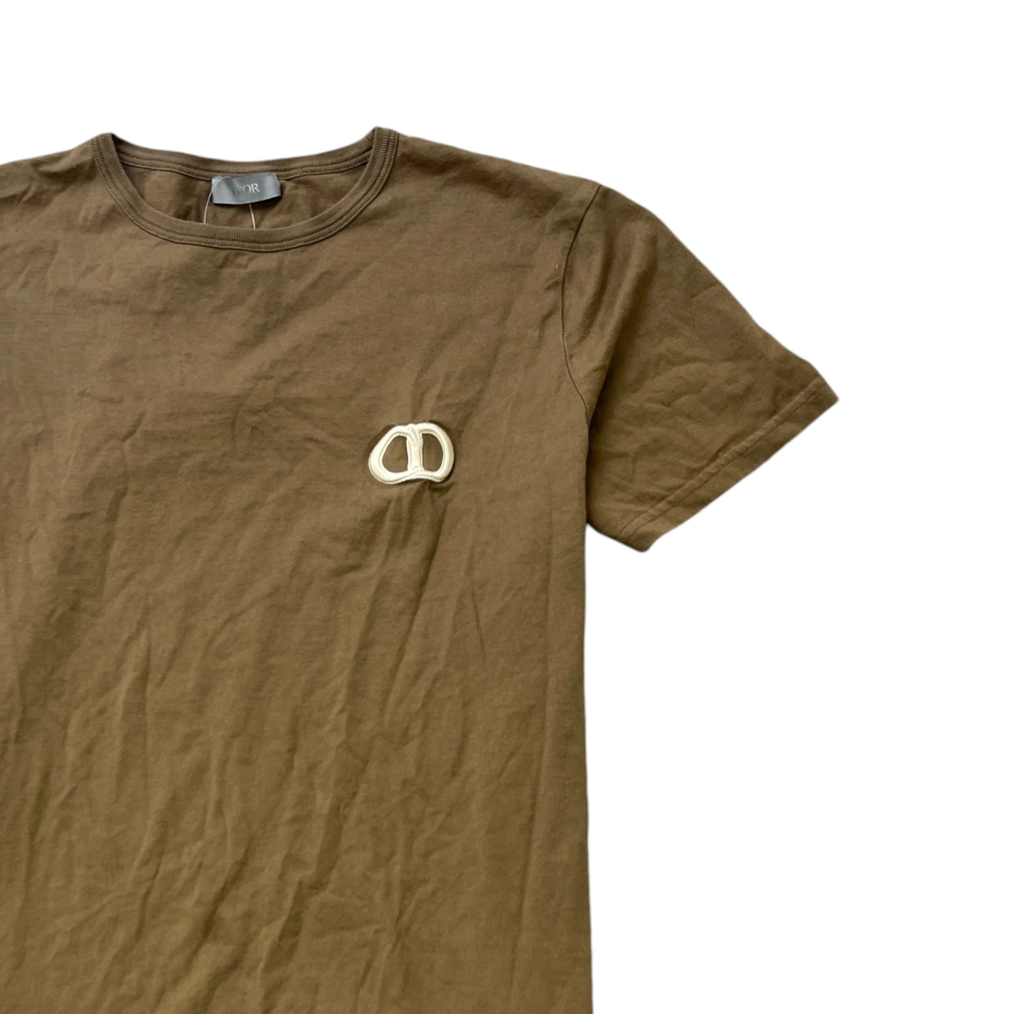 Men's Cd Icon T-Shirt Khaki Size S - Image 3