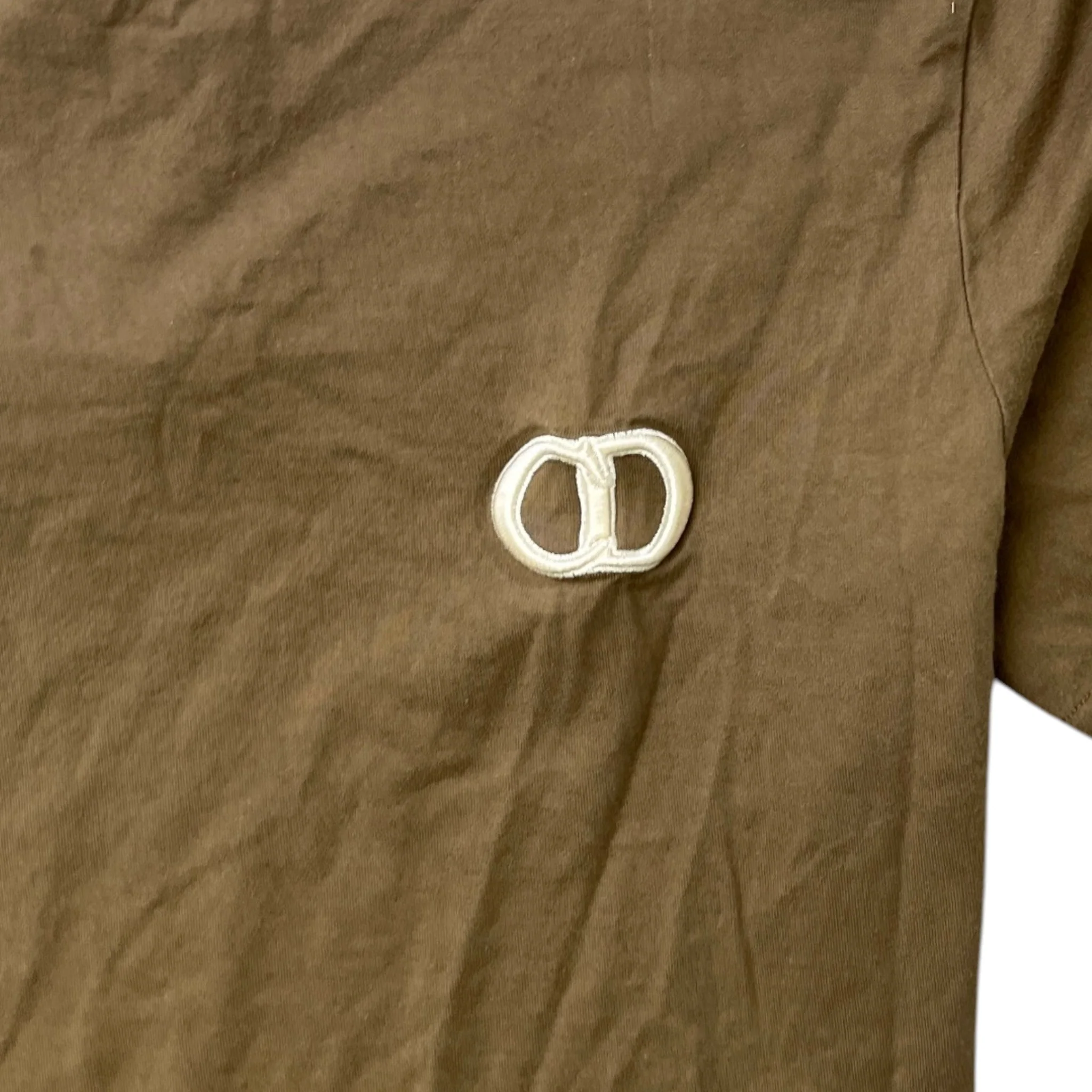 Men's Cd Icon T-Shirt Khaki Size S - Image 5