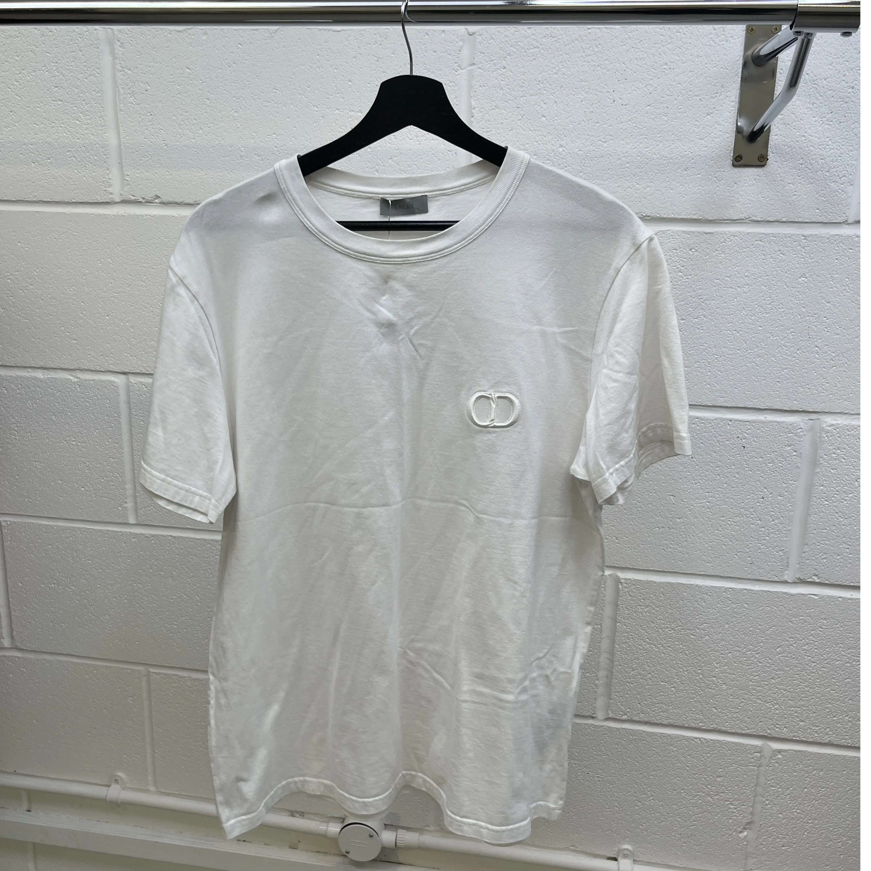 Men's Cd Icon T-Shirt White Size L - Image 9
