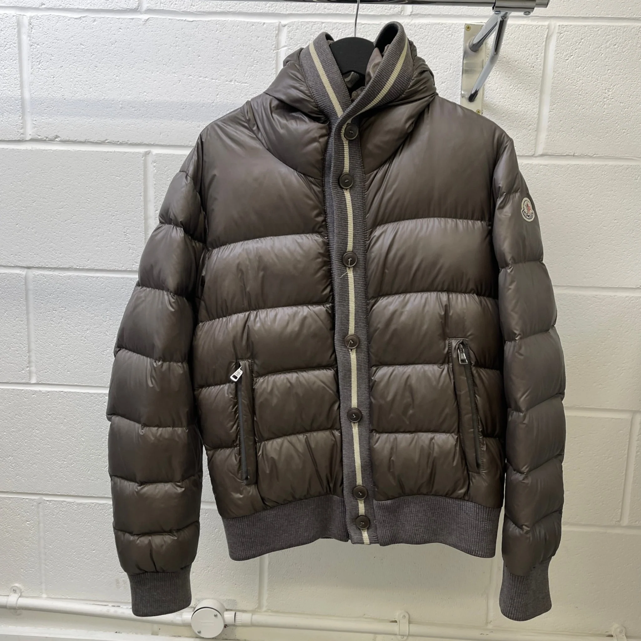 Men's Cesar Down Jacket Grey Size 2 / M - Image 14