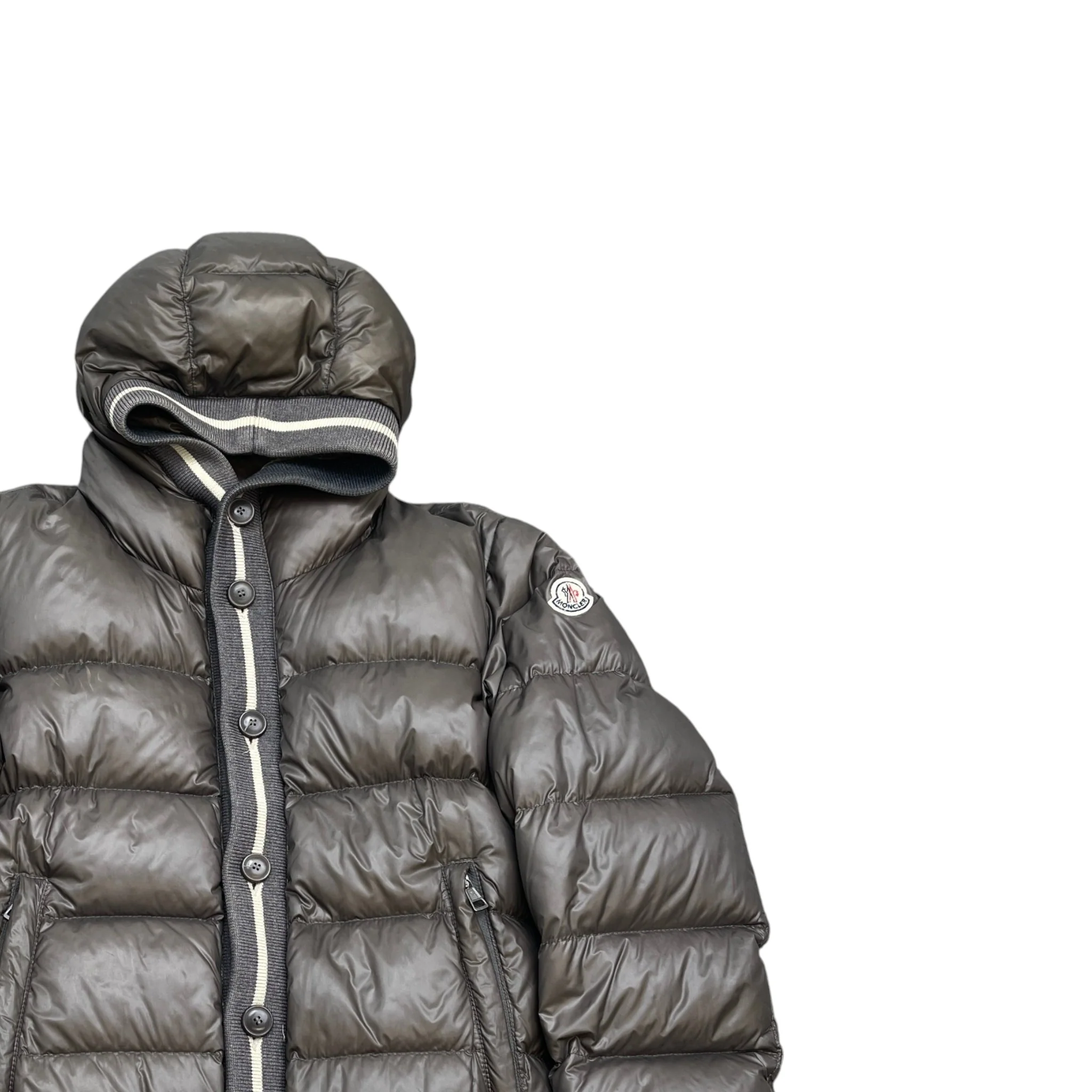 Men's Cesar Down Jacket Grey Size 2 / M - Image 3