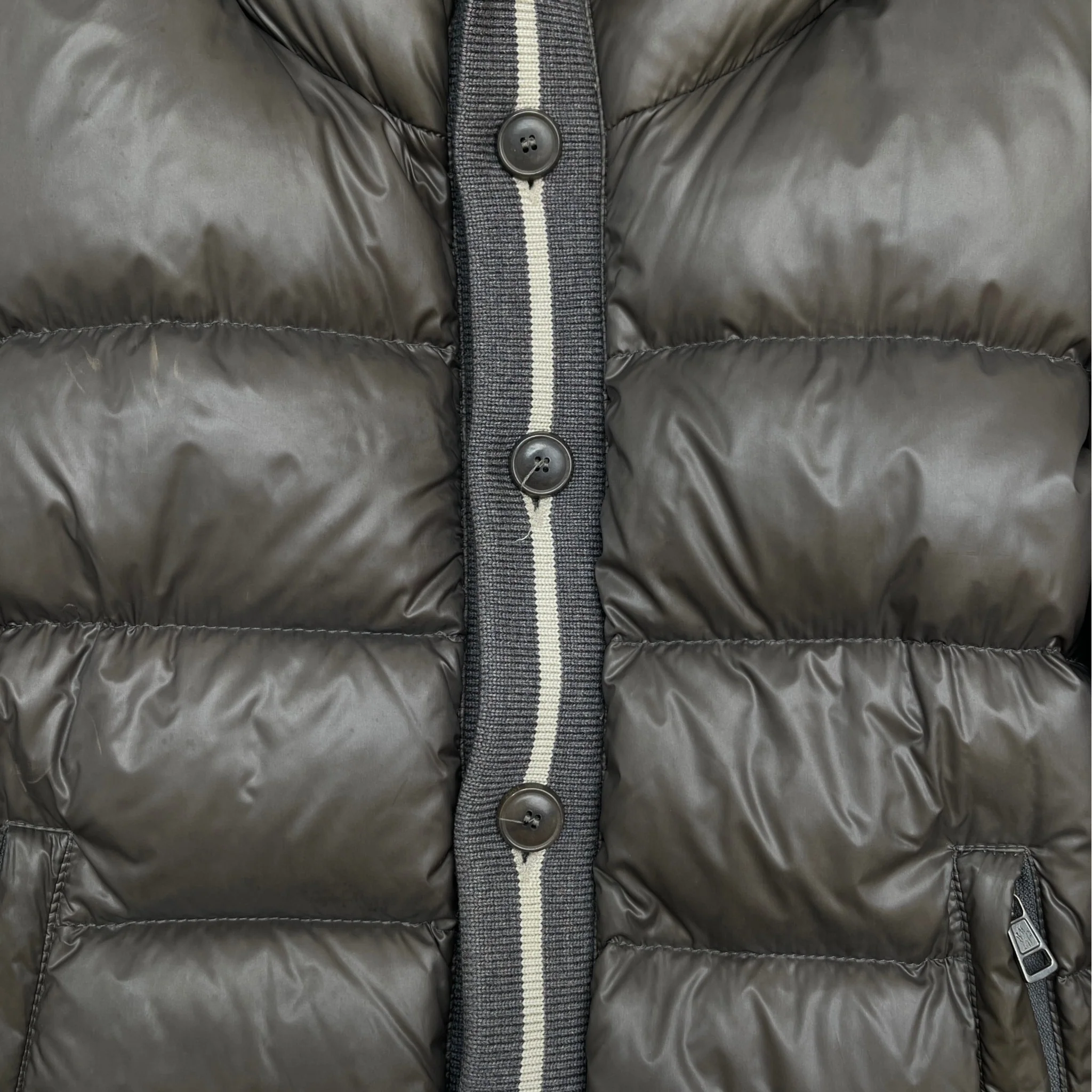 Men's Cesar Down Jacket Grey Size 2 / M - Image 7