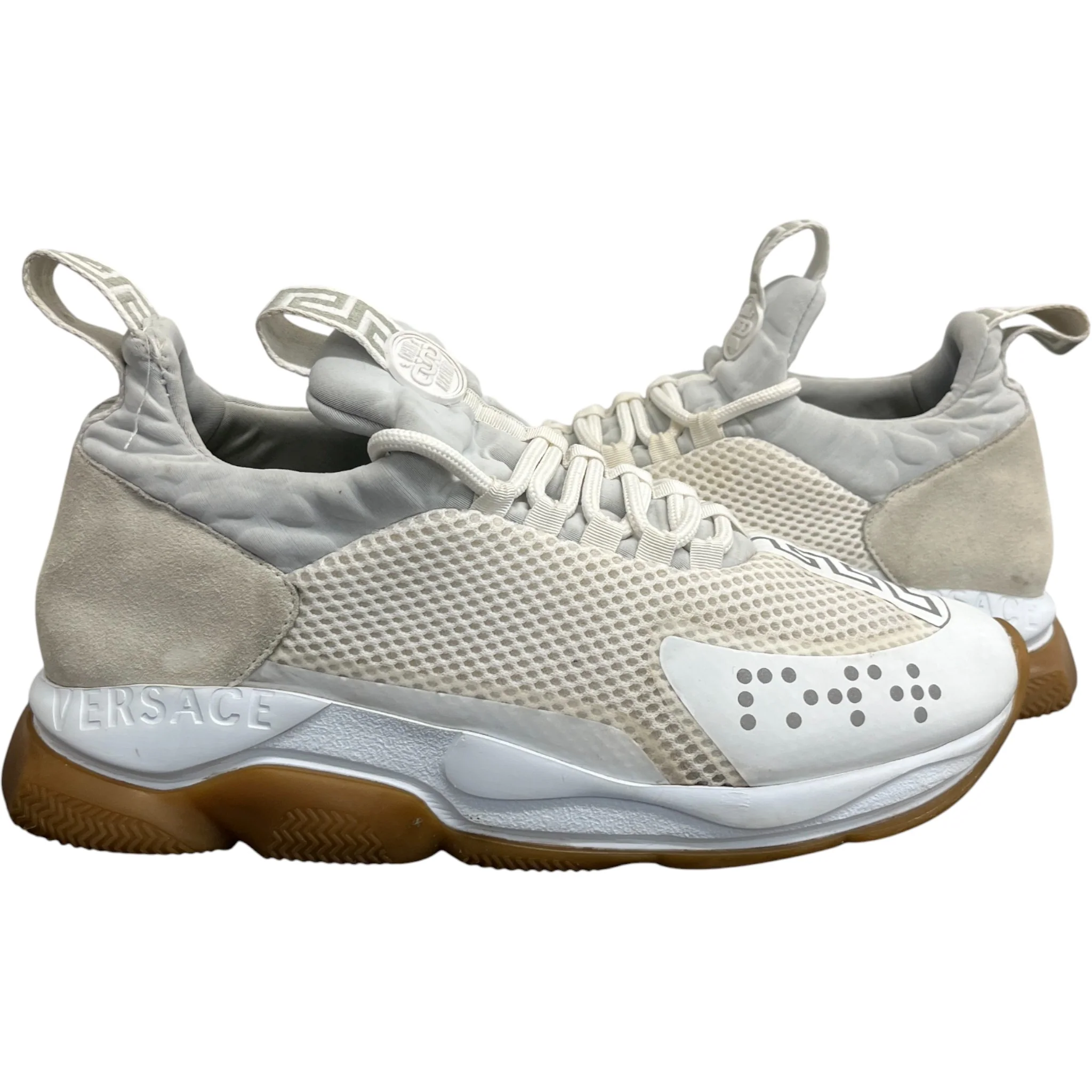 Men's Chain Reaction Low Trainers White Size EU 42.5 / UK 8.5 - Image 3