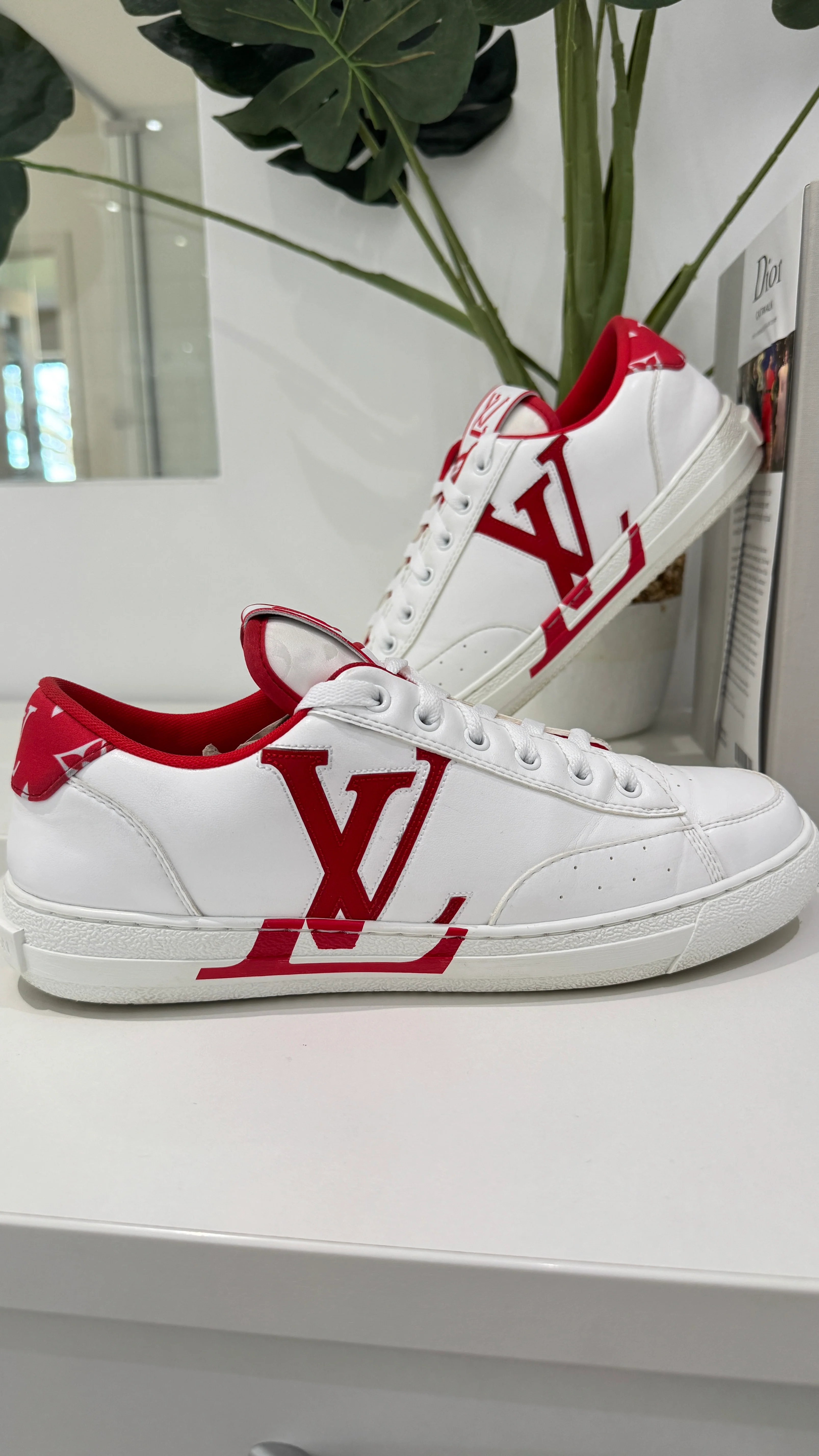 Men's Charlie Low Trainers Red Size EU 41.5 / UK 7.5 - Image 13