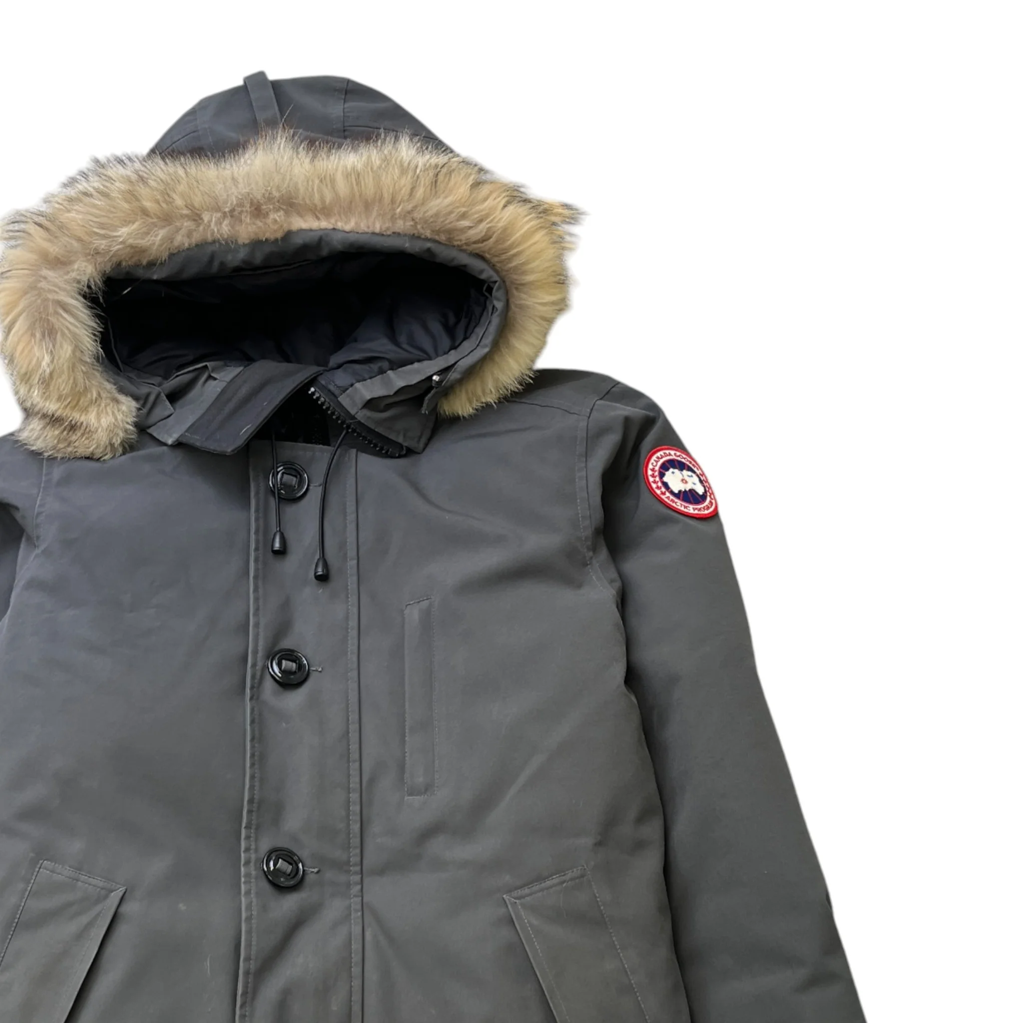 Men's Chateau Down Jacket Grey Size XS - Image 3