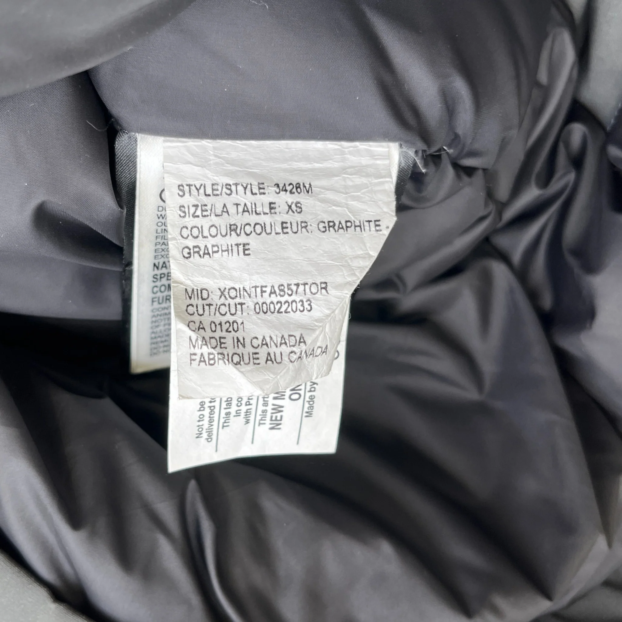 Men's Chateau Down Jacket Grey Size XS - Image 7