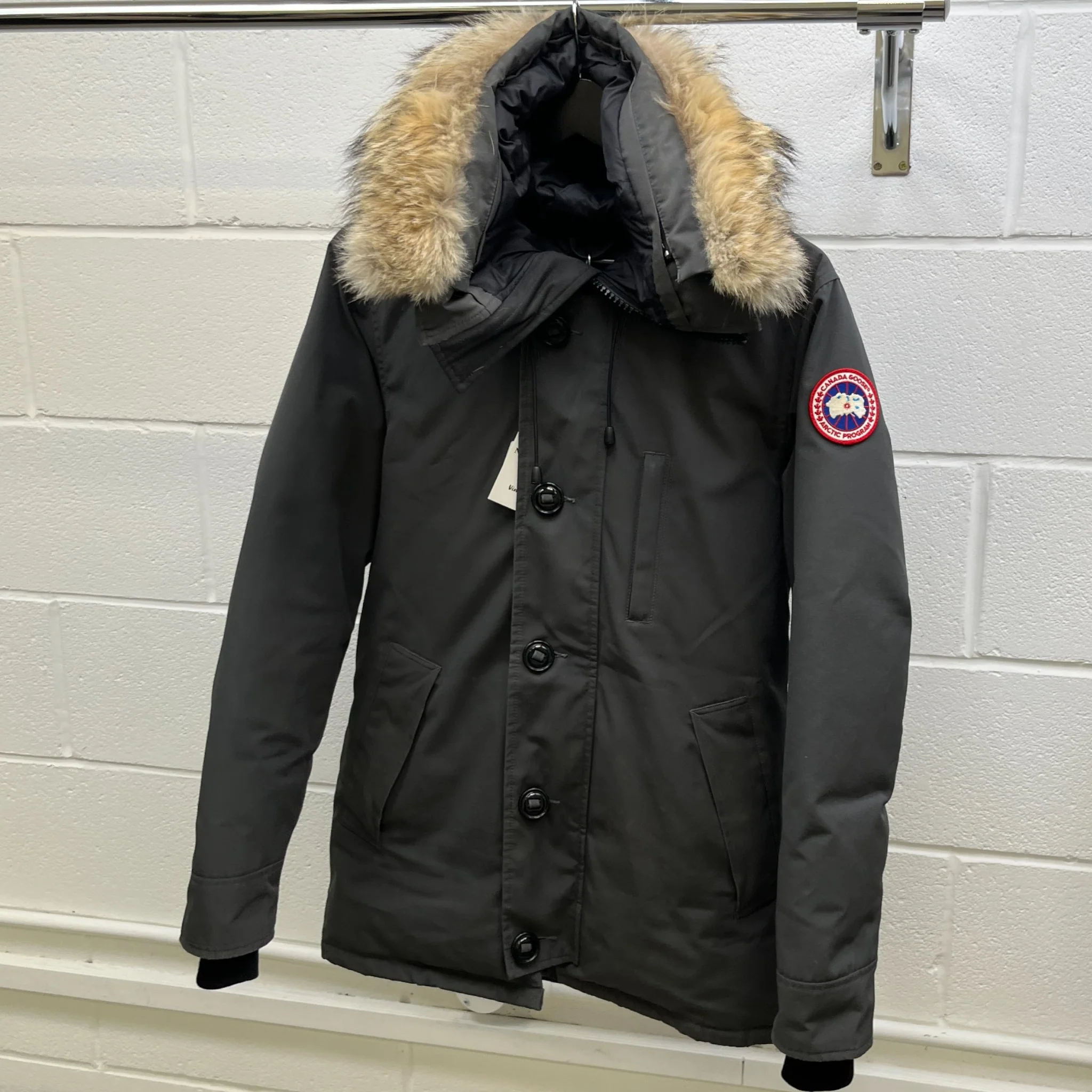 Men's Chateau Down Jacket Grey Size XS - Image 8