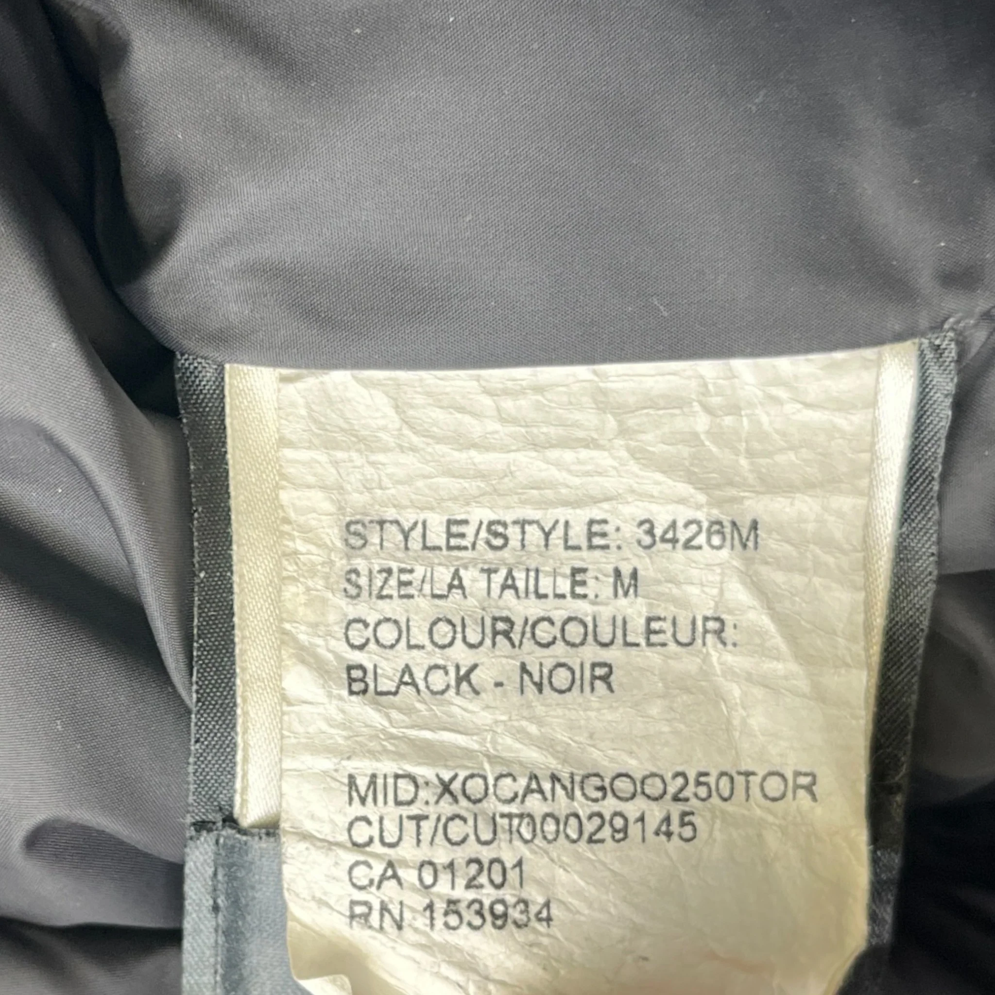 Men's Chateau Parka Down Jacket Black Size M - Image 6
