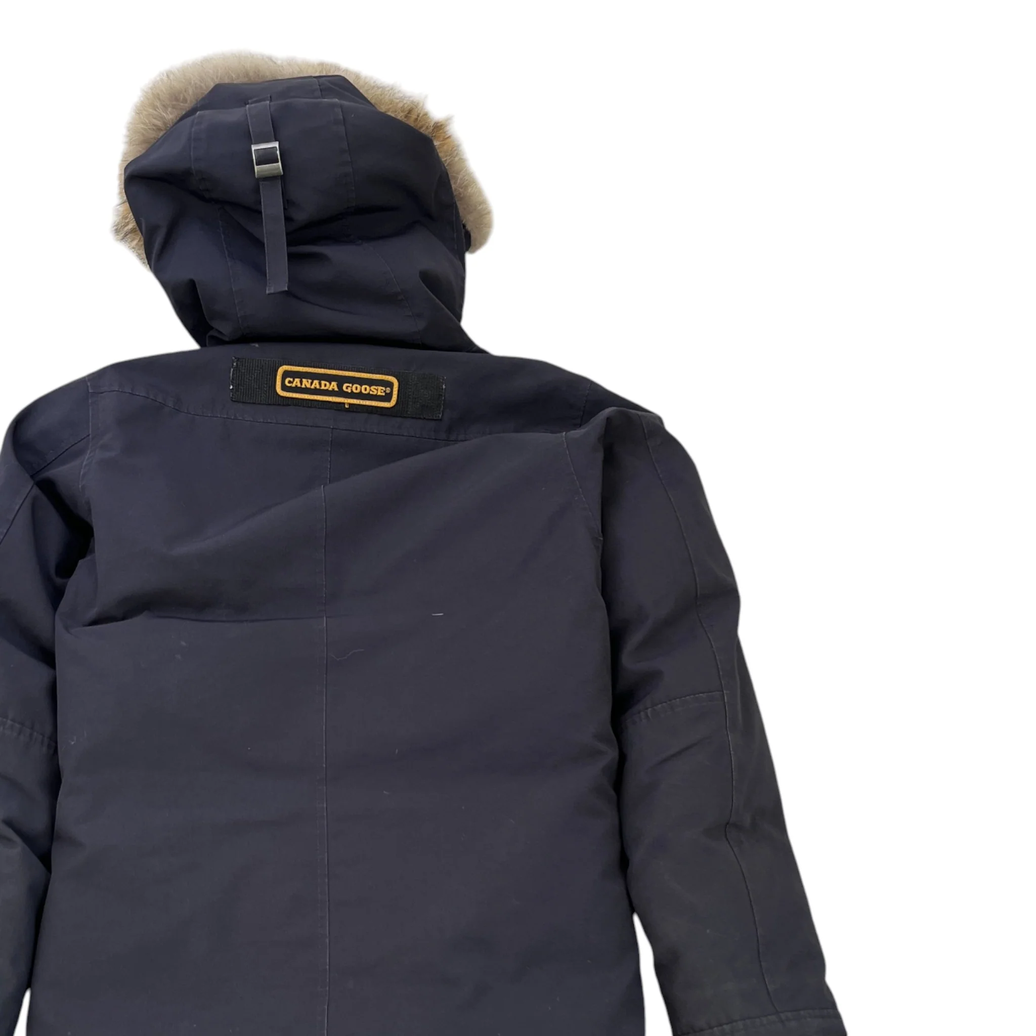 Men's Chateau Parka Down Jacket Navy Size XS - Image 4