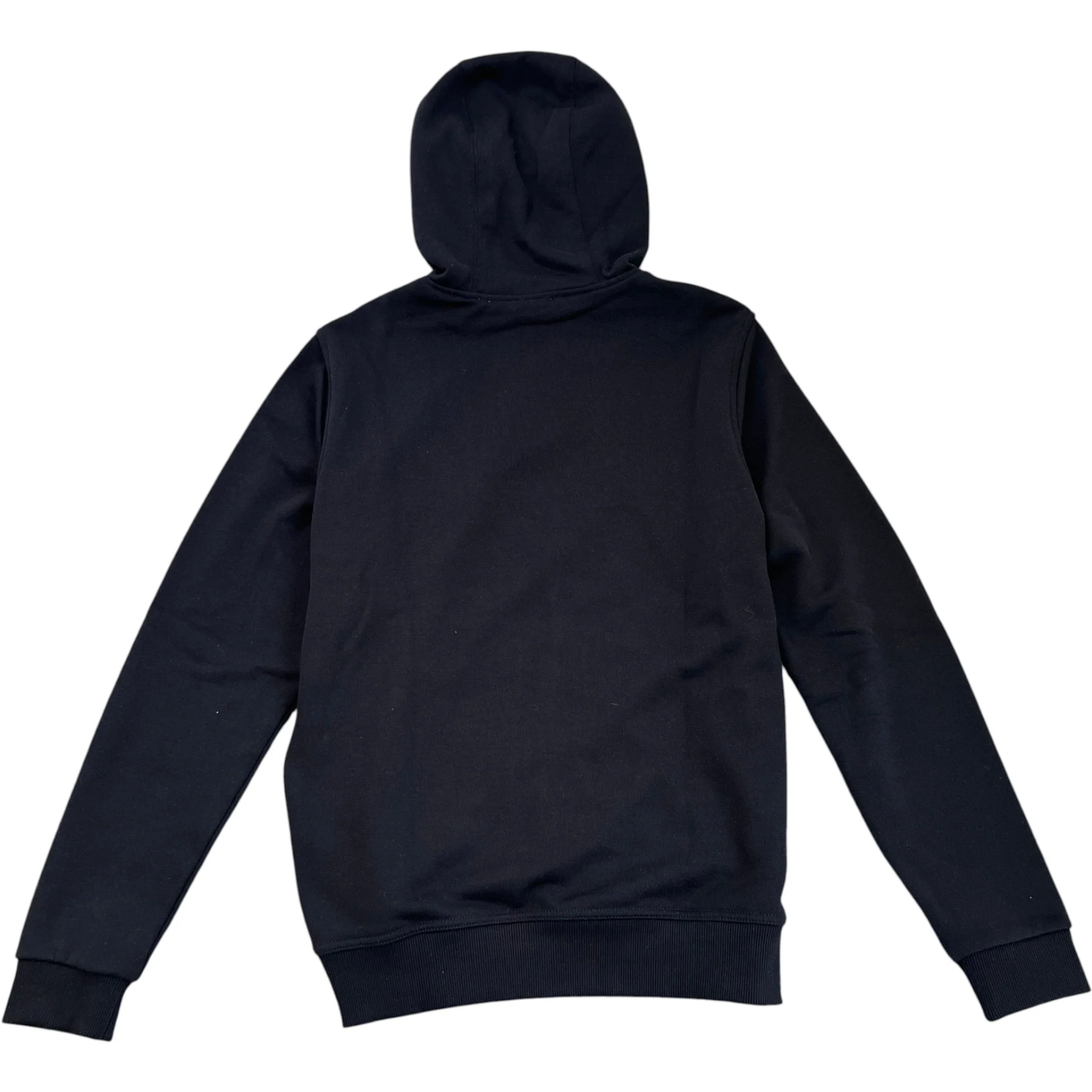 Men's Check Logo Print Hoodie Black Size XS - Image 2