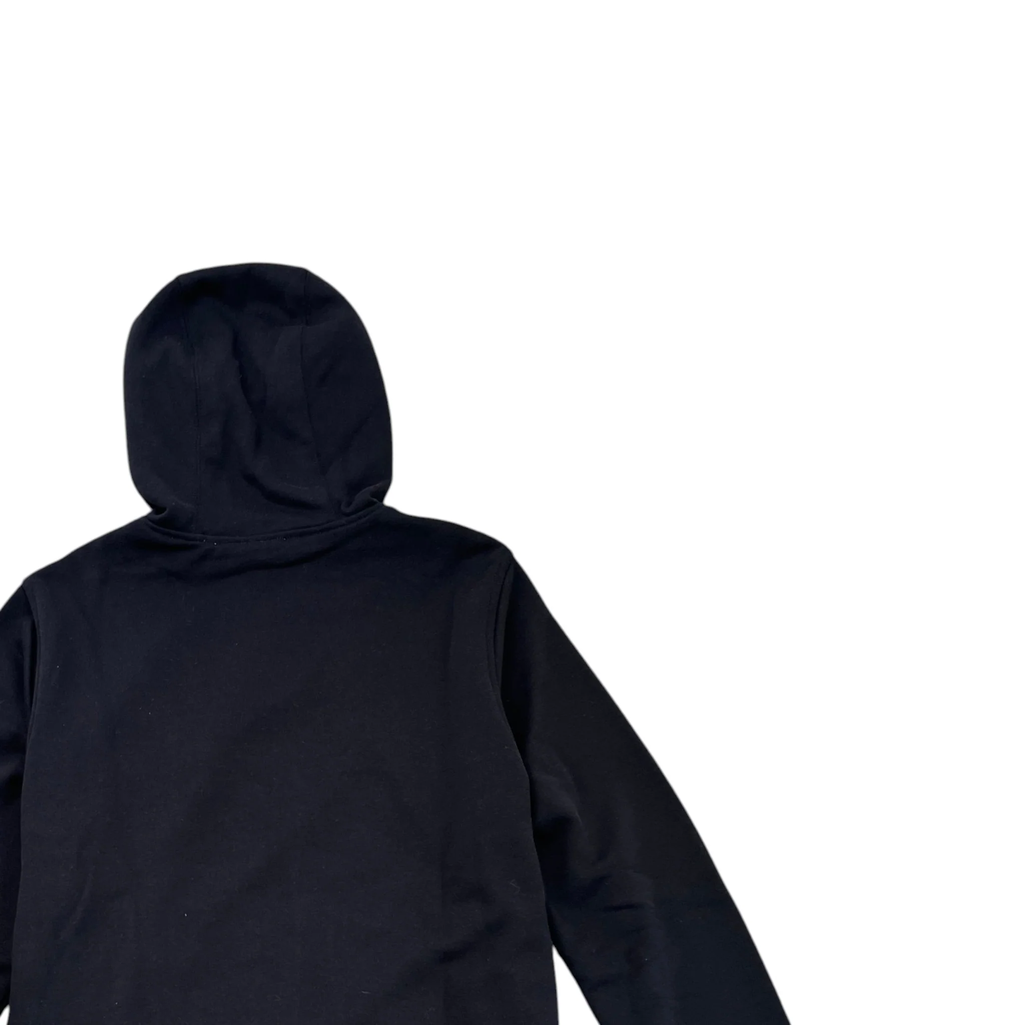 Men's Check Logo Print Hoodie Black Size XS - Image 4
