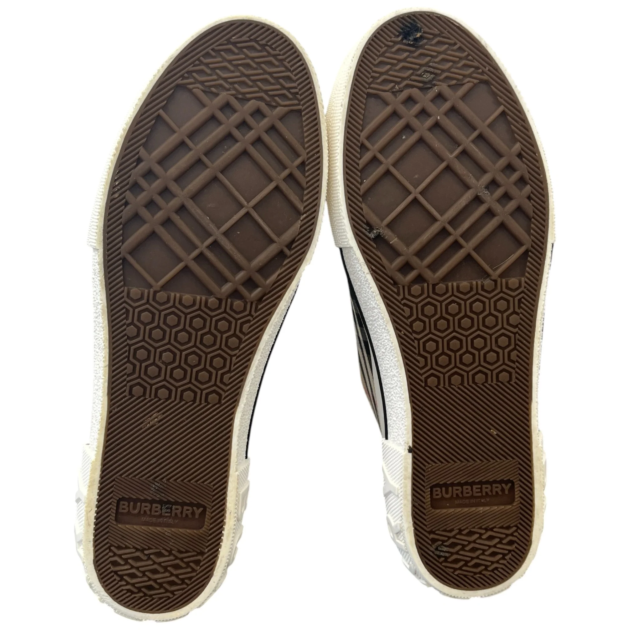 Men's Check Low Trainers Brown Size EU 43 / UK 9 - Image 11