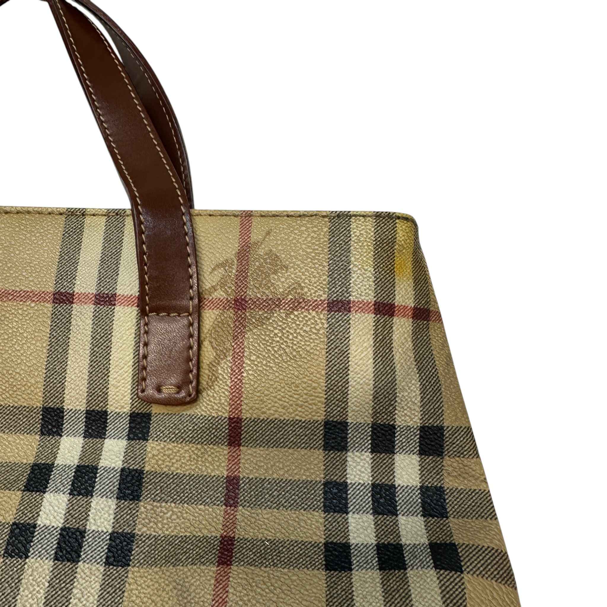 Men's Checkered Bag Beige - Image 12
