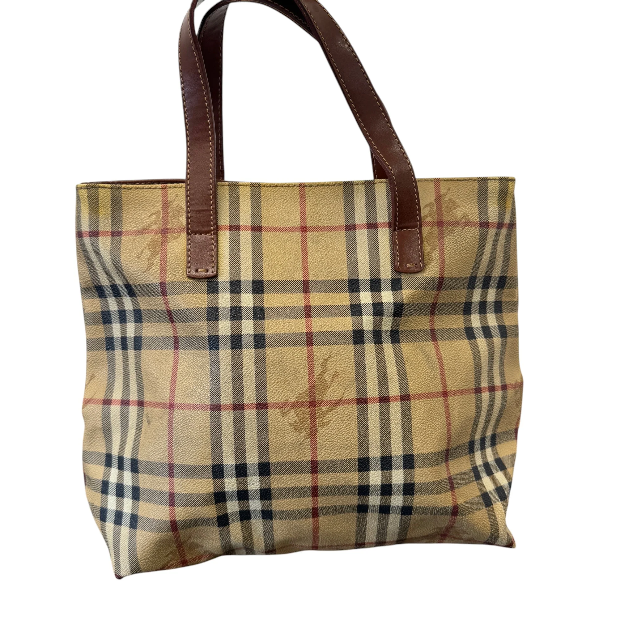 Men's Checkered Bag Beige - Image 3