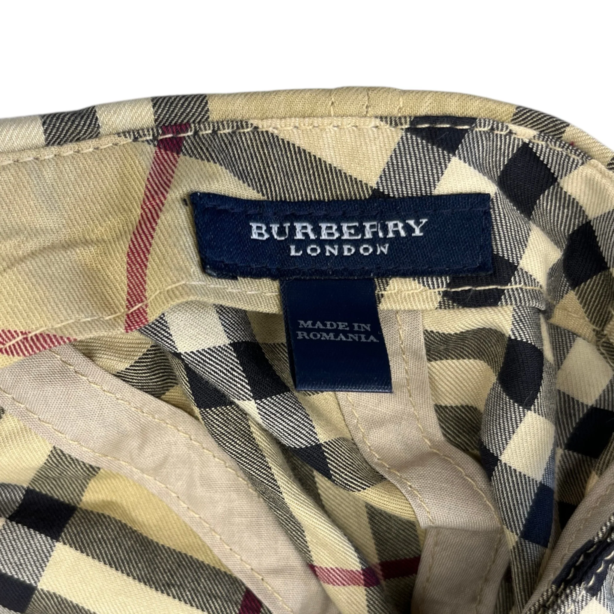 Men's Checkered Cap Beige - Image 7