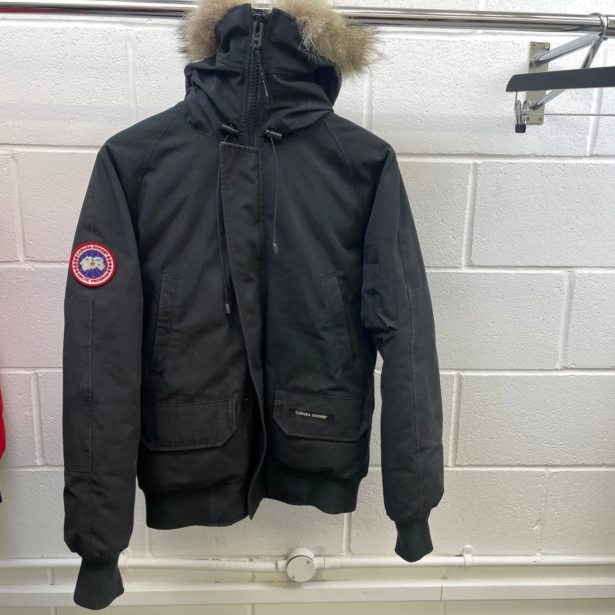 Men's Chilliwack Bomber Down Jacket Black Size XS - Image 9
