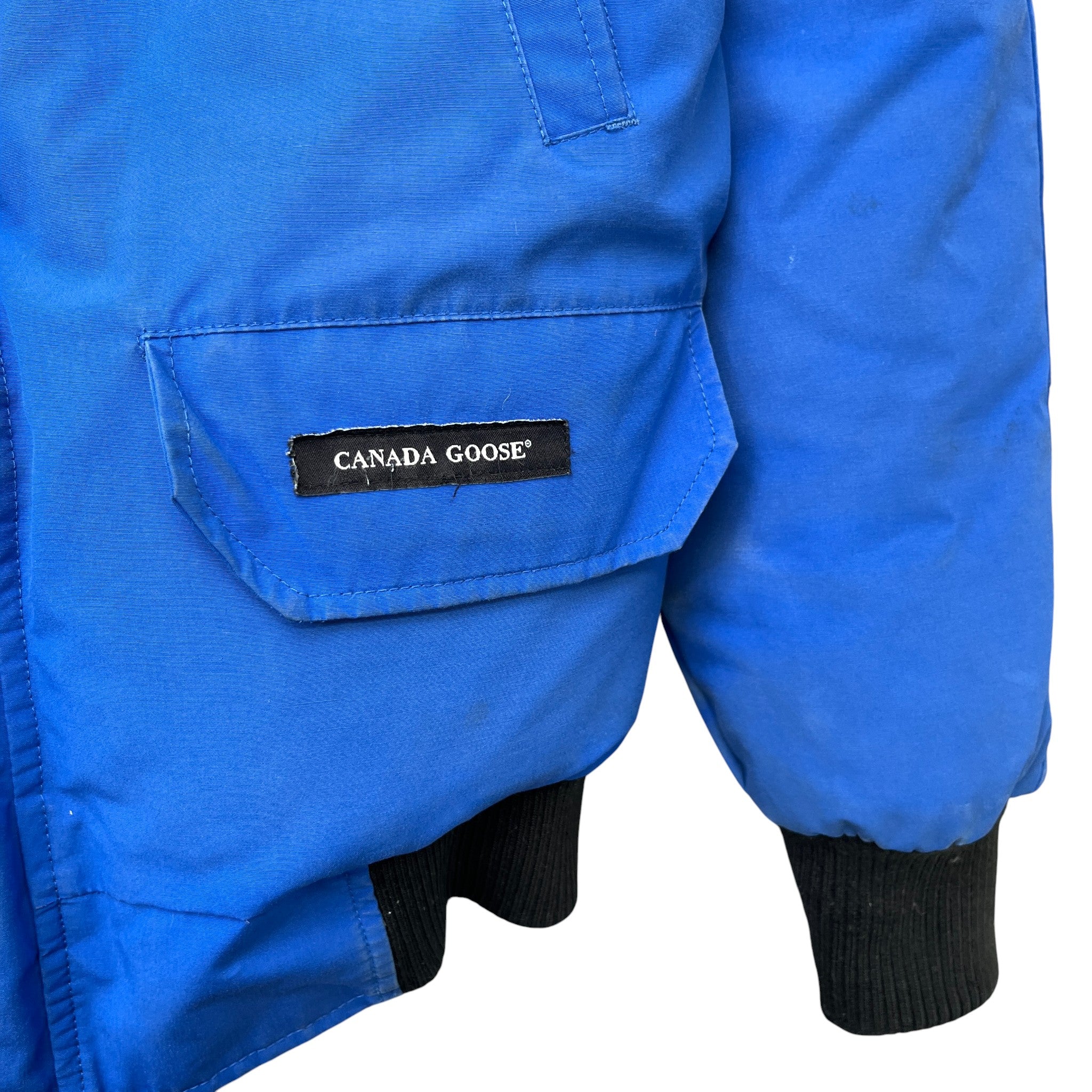 Men's Chilliwack Bomber Down Jacket Blue Size S - Image 7