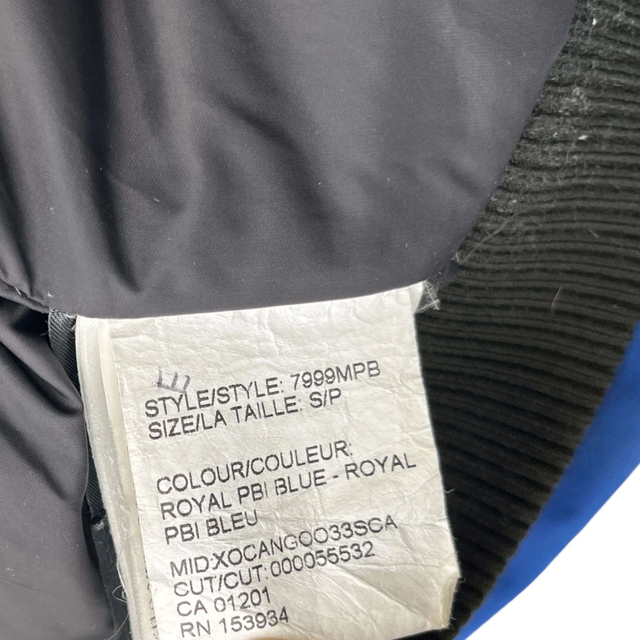 Men's Chilliwack Bomber Down Jacket Blue Size S - Image 8