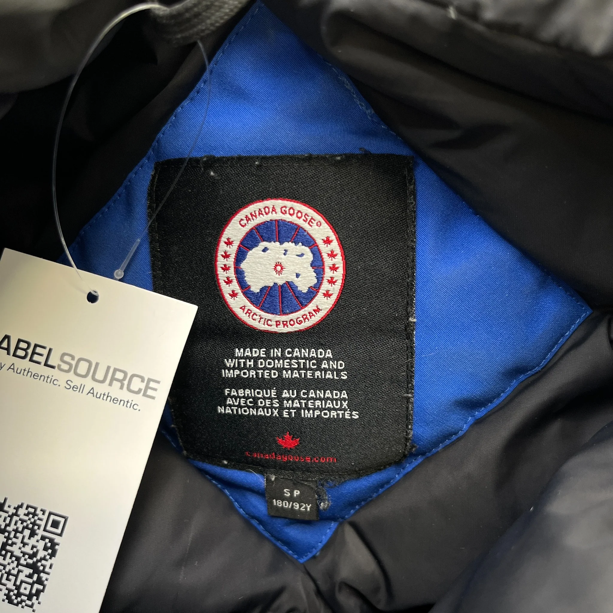 Men's Chilliwack Bomber Down Jacket Blue Size S - Image 9