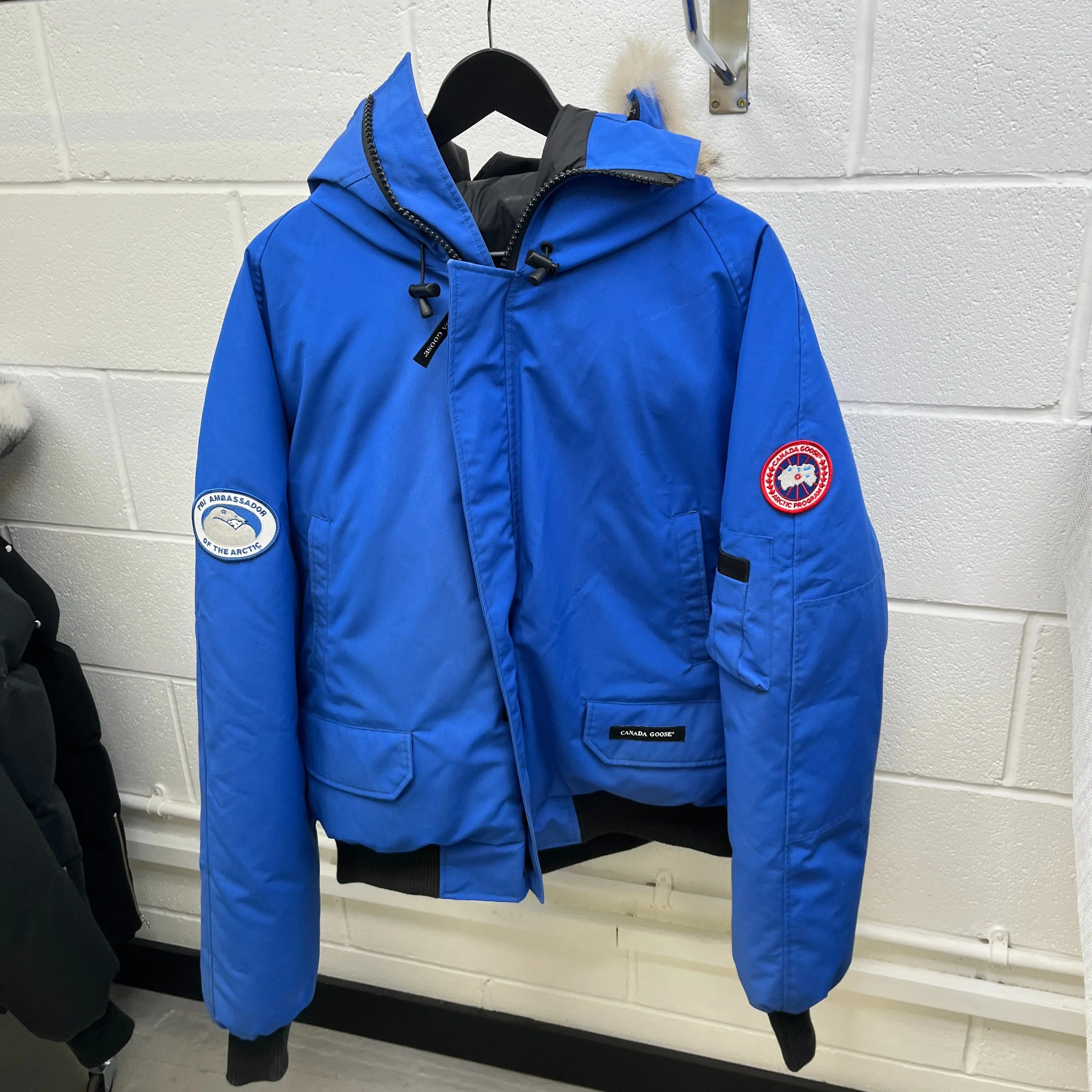 Men's Chilliwack Bomber Down Jacket Blue Size XXL - Image 8