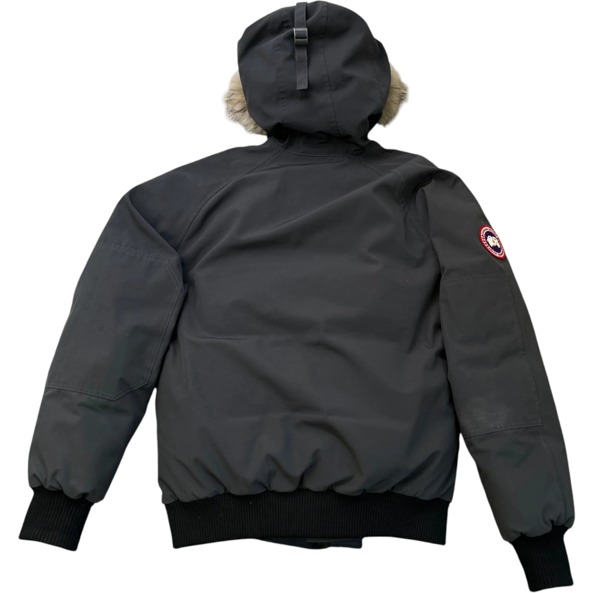 Men's Chilliwack Bomber Down Jacket Grey Size S - Image 2