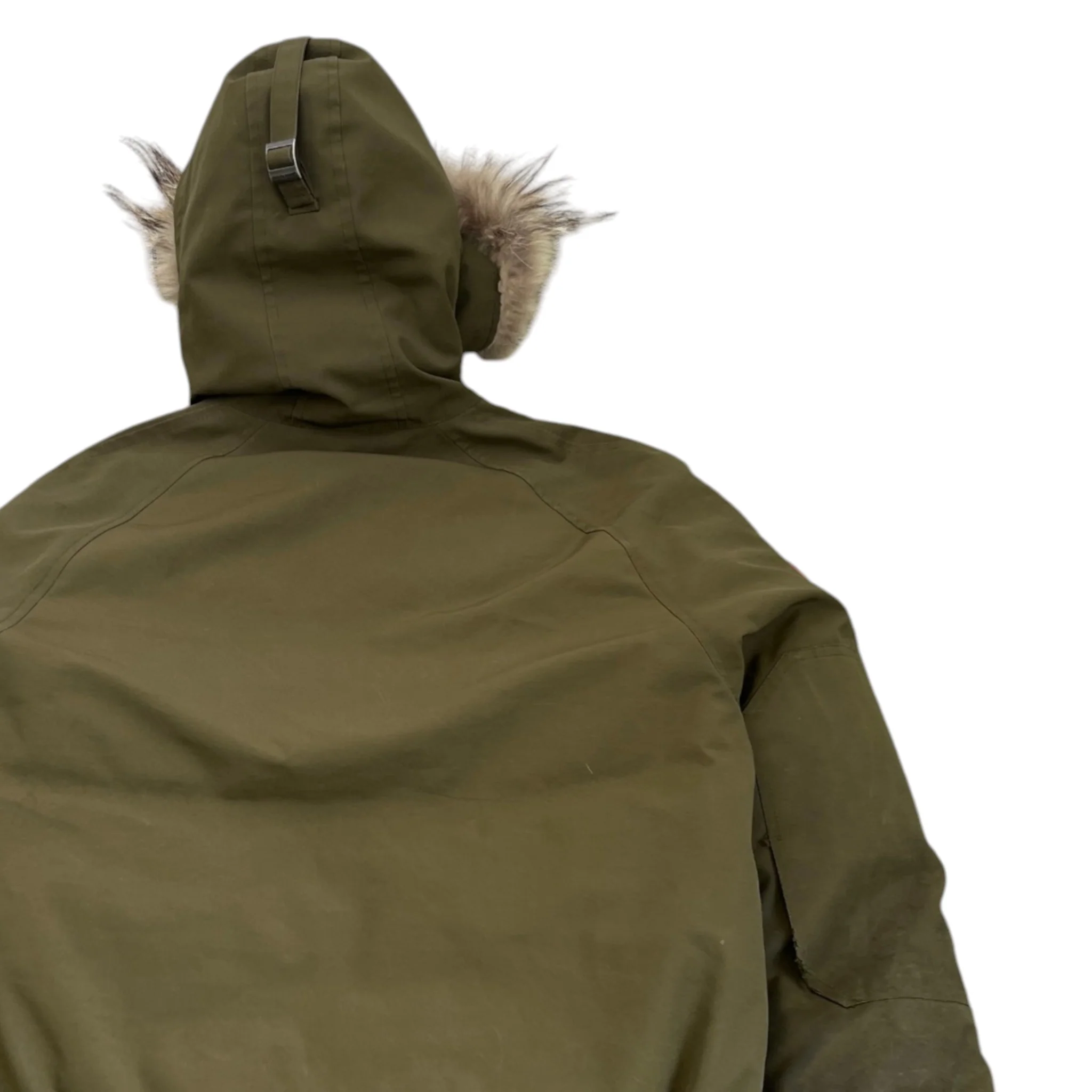 Men's Chilliwack Bomber Down Jacket Khaki Size L - Image 4