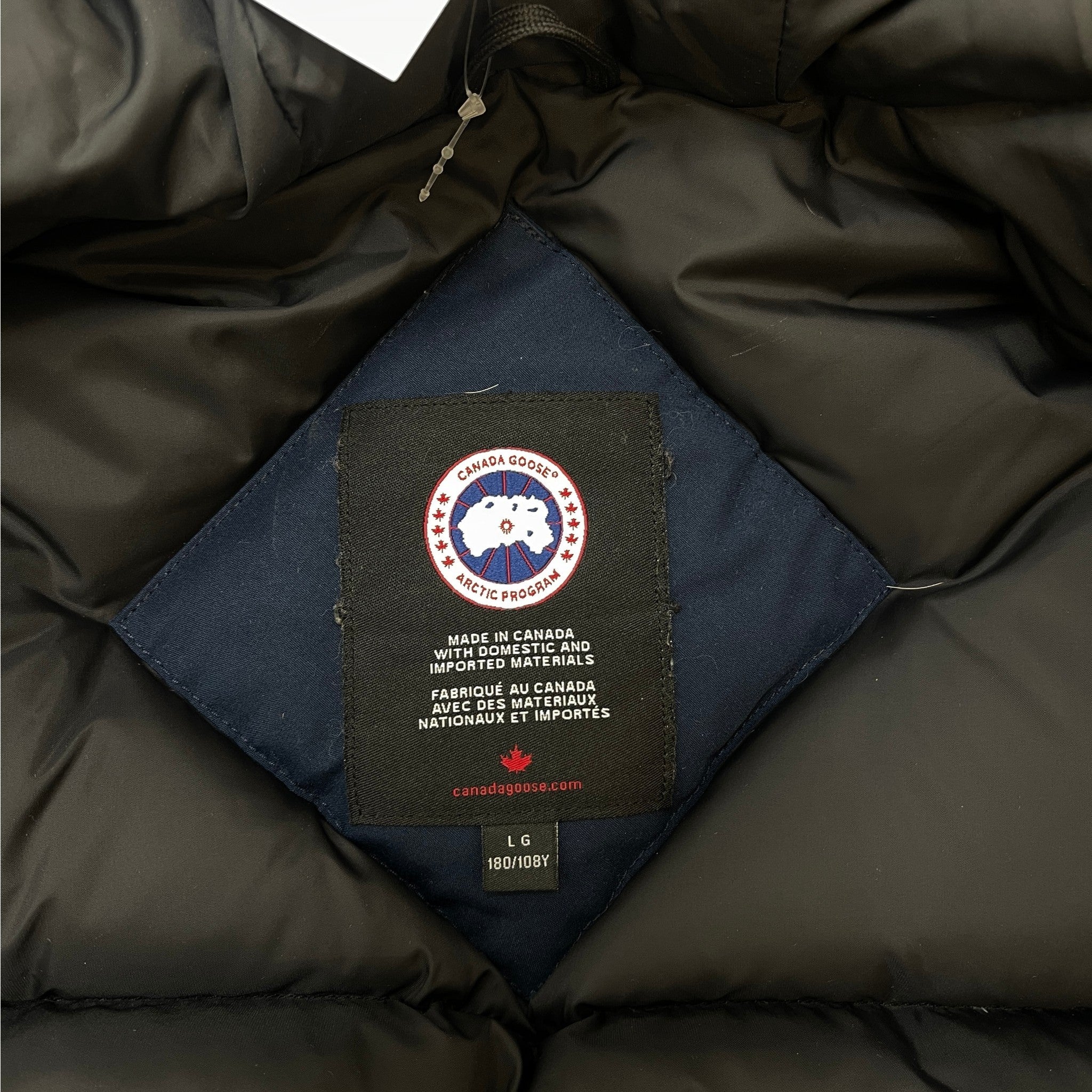 Men's Chilliwack Bomber Down Jacket Navy Size L - Image 5