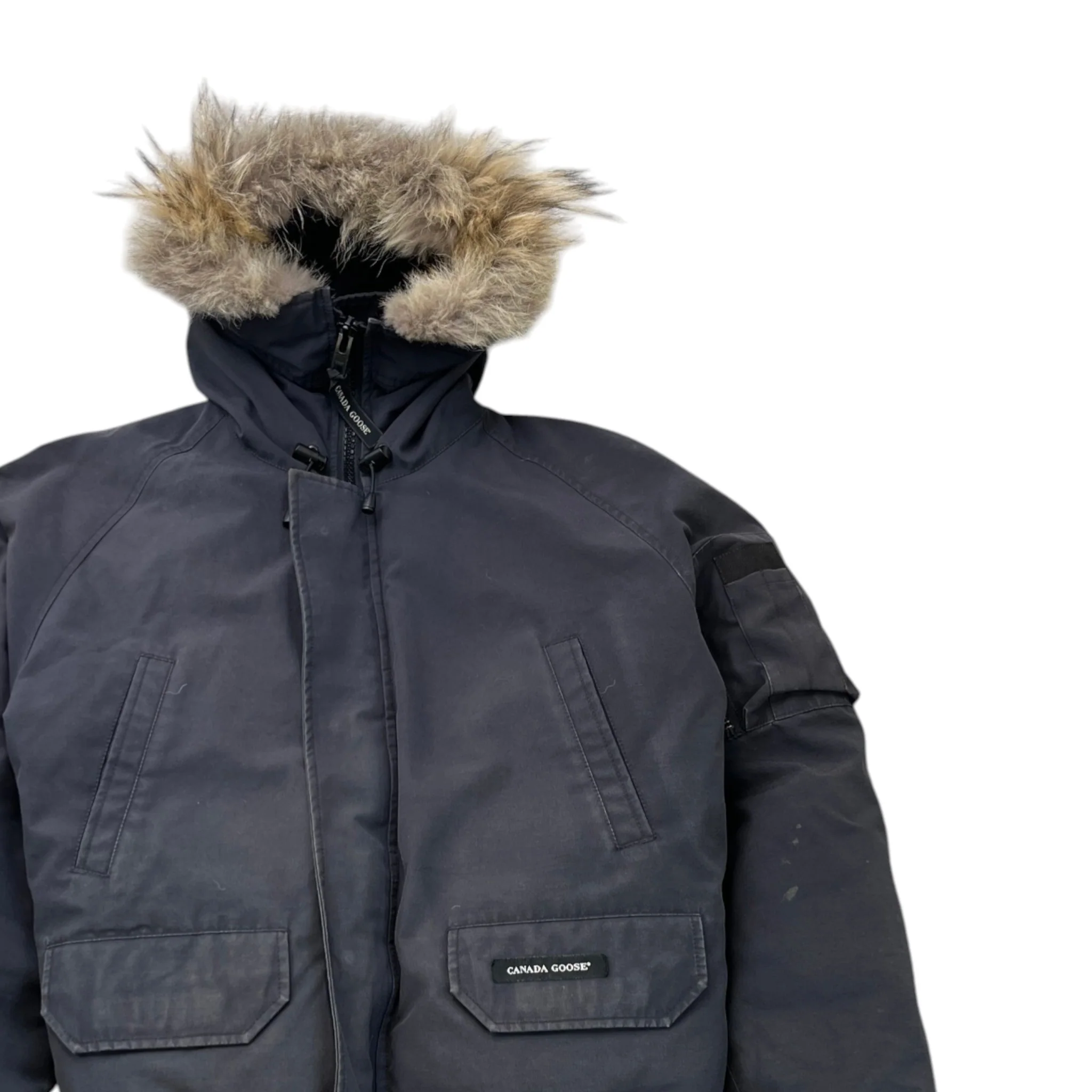 Men's Chilliwack Bomber Down Jacket Navy Size M - Image 3