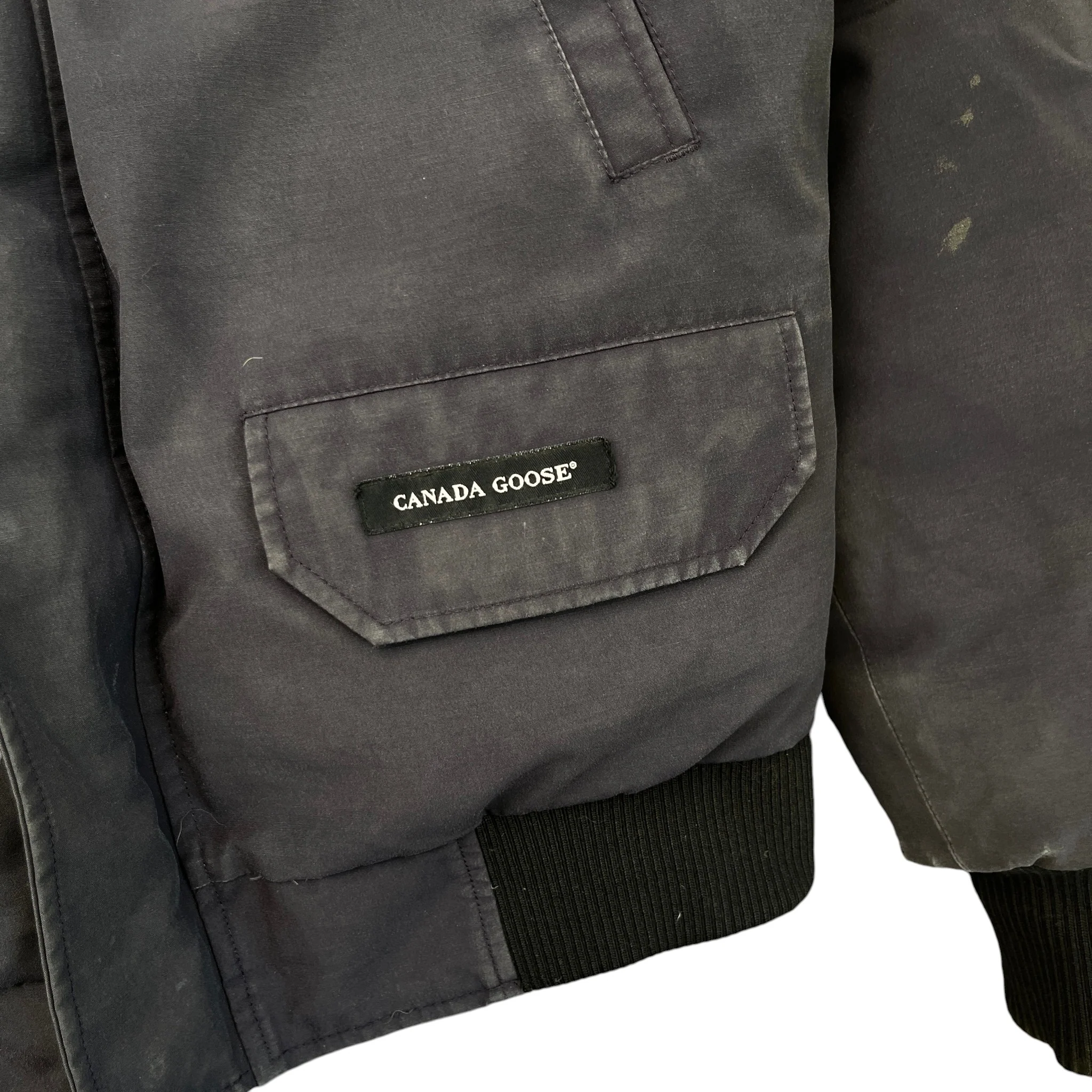 Men's Chilliwack Bomber Down Jacket Navy Size M - Image 6