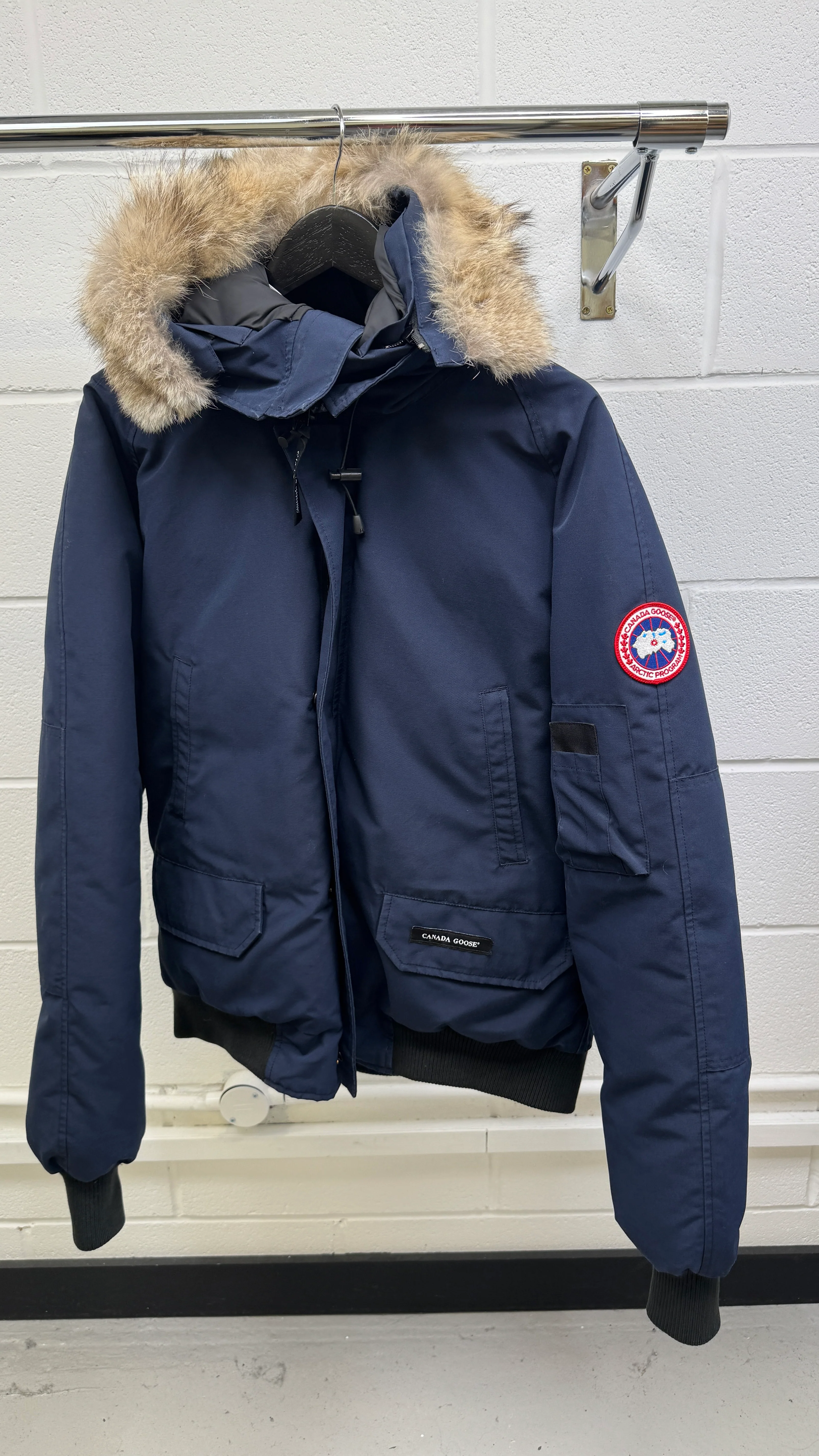 Men's Chilliwack Bomber Down Jacket Navy Size XL - Image 10